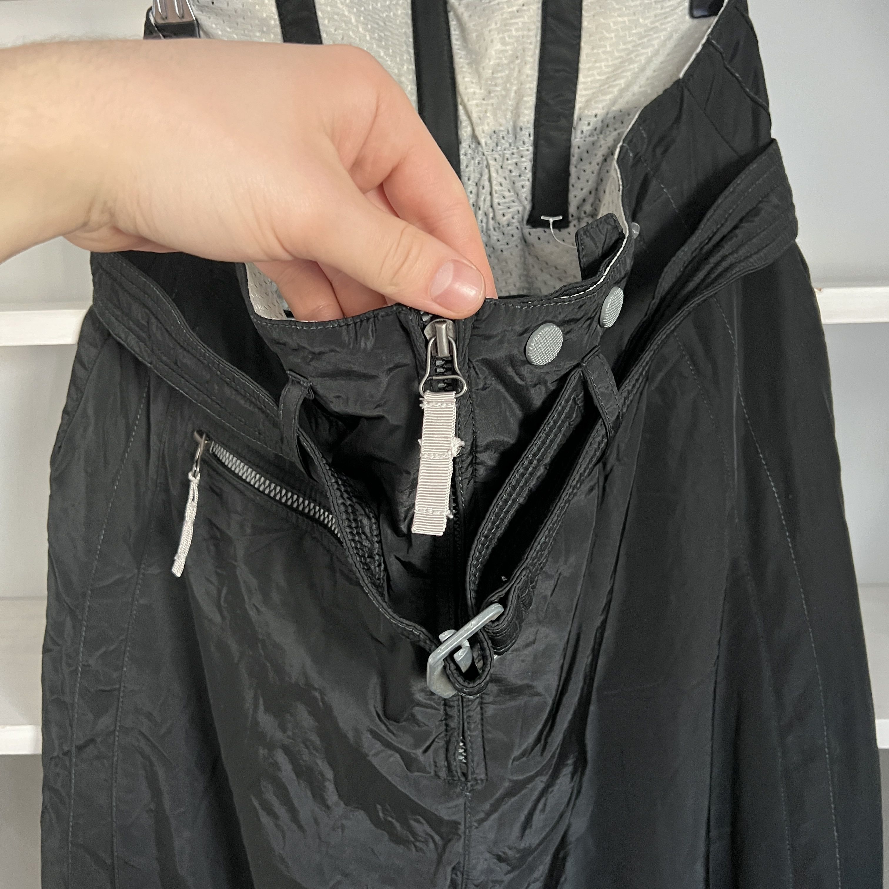 Japanese Brand Women's JET SET EXTREME Vintage Ski Black Pants Size 5 Size 31" - 7 Thumbnail