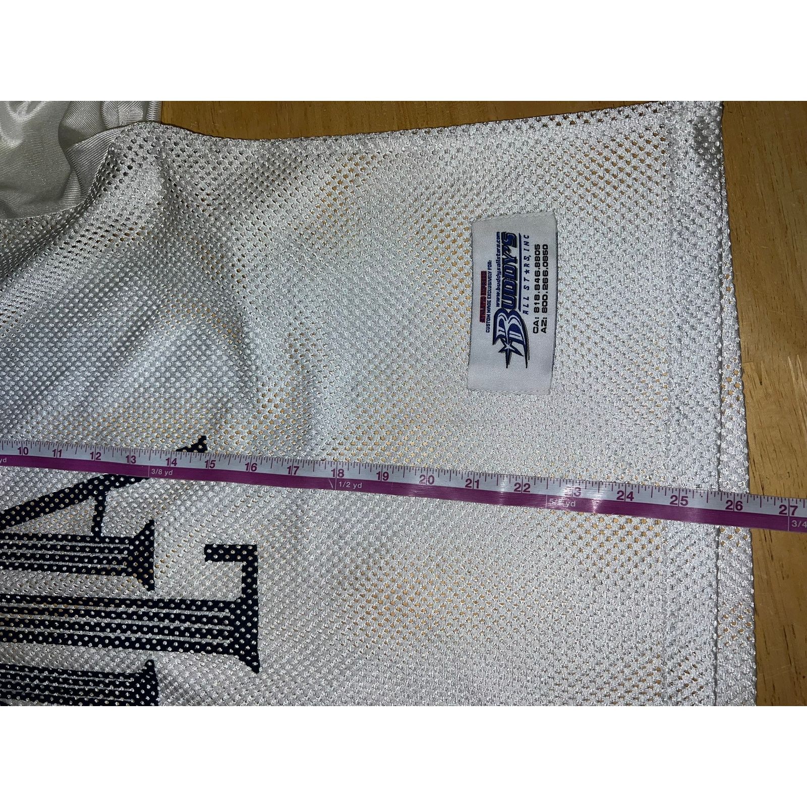Vintage Vintage White Football Practice Jesrey Buddys All Star ALA L Size US L / EU 52-54 / 3 - 9 Thumbnail