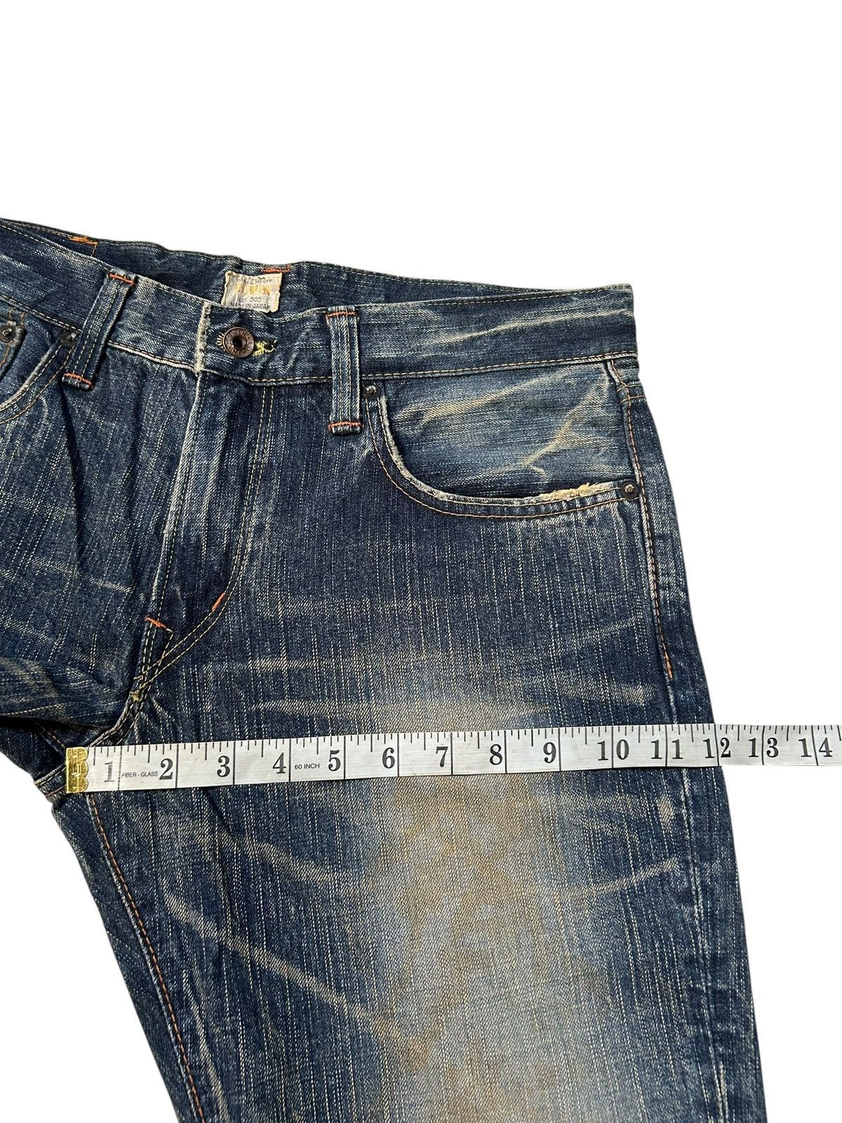 Edwin × Kapital × Vintage Vintage Edwin Flare Japanese Punk Style Denim Jeans Size US 33 - 16 Thumbnail