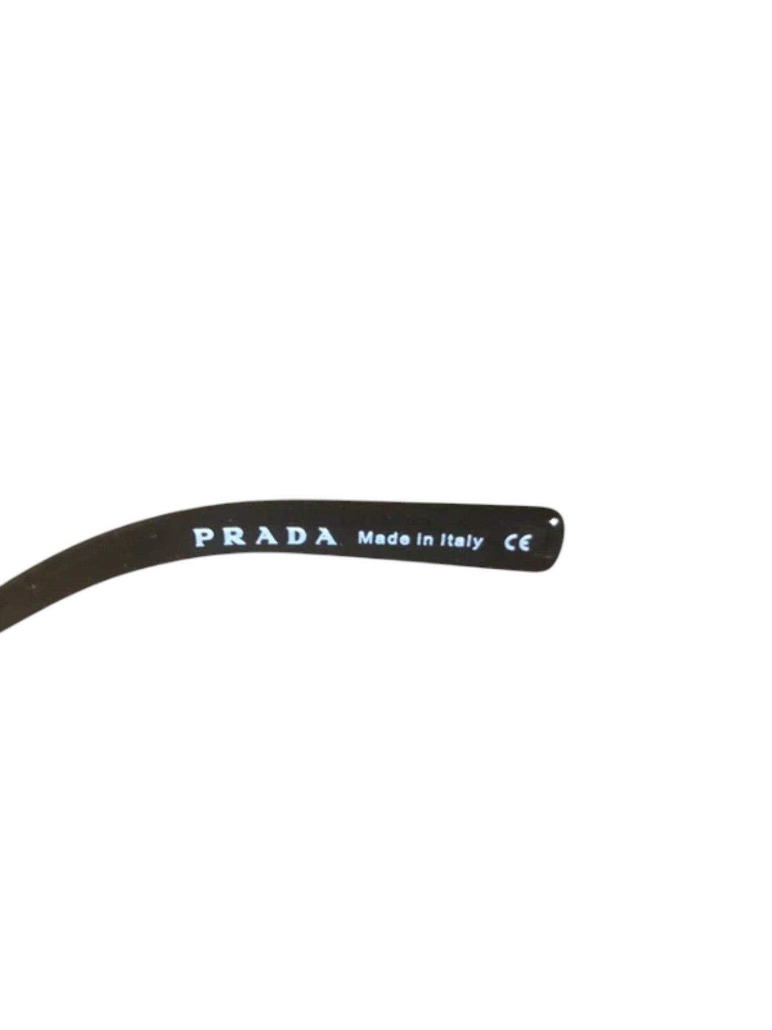 Prada Prada Vintage Wraparound Shield Sunglasses – Made in Italy Size ONE SIZE - 3 Thumbnail