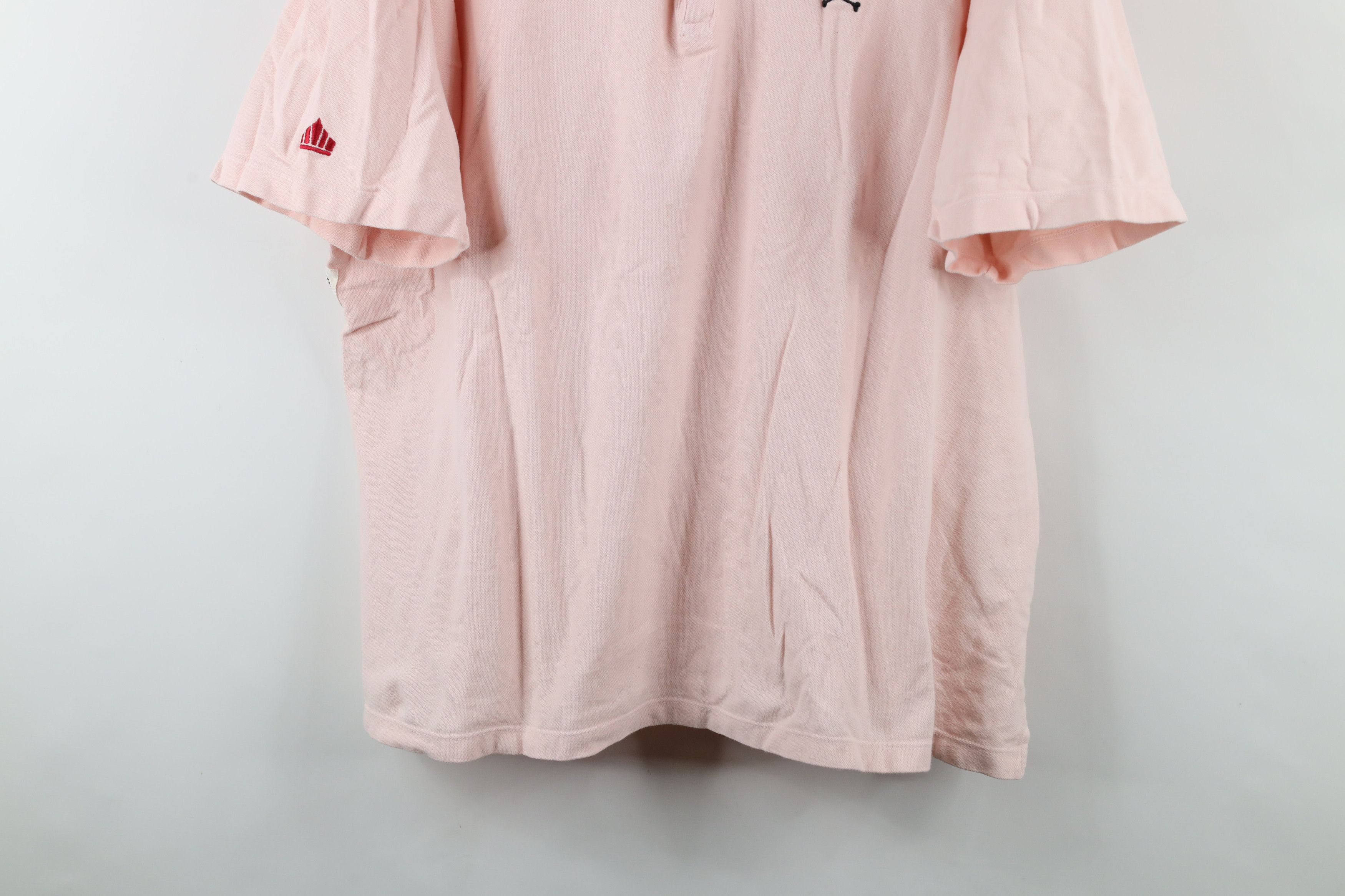Vintage Sport of Kings SOKFY Skull Crossbones Polo Shirt Pink USA Size US XXL / EU 58 / 5 - 3 Thumbnail
