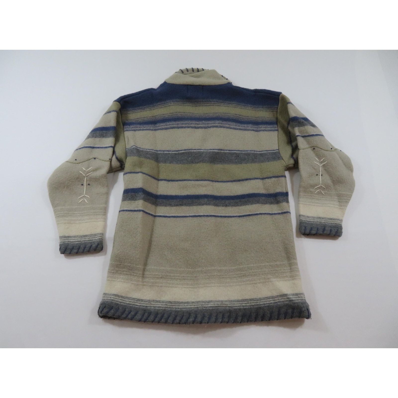 Other Woolrich Shawl Collar Sweater, Wool, Gray Blue Sz S 1990s Size US S / EU 44-46 / 1 - 2 Thumbnail
