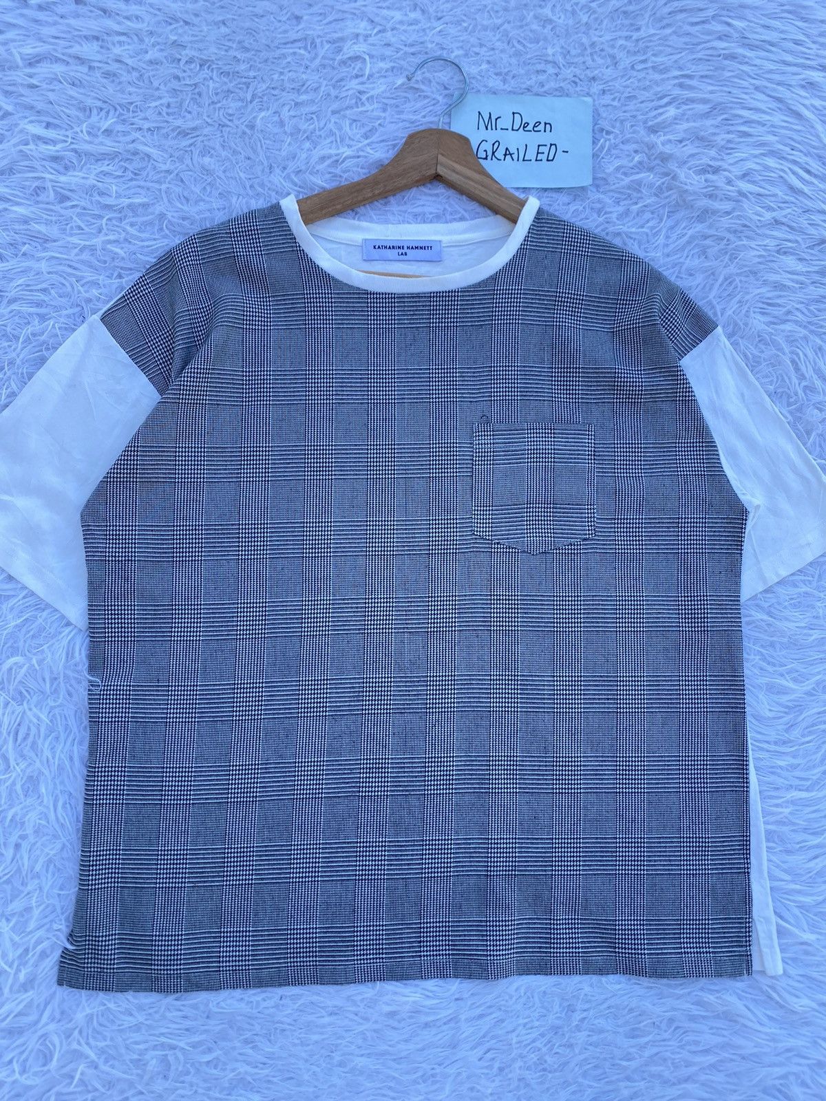 Katharine Hamnett London Rare Katharine Hemnett Lab Checkered T-shirt Size US M / EU 48-50 / 2 - 4 Thumbnail