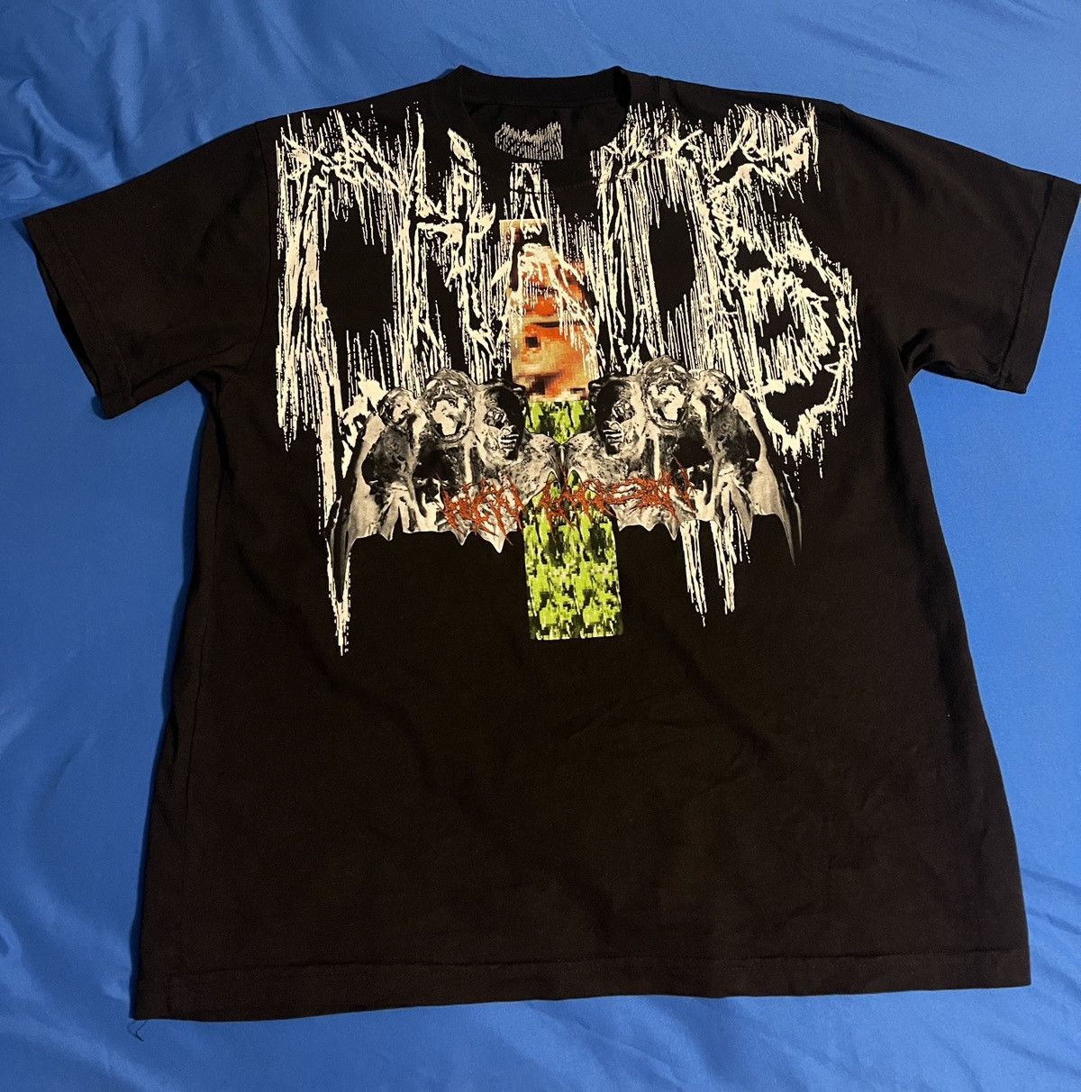 Streetwear Ken Carson A Great Chaos Tour Merch T Shirt Black Size L ...