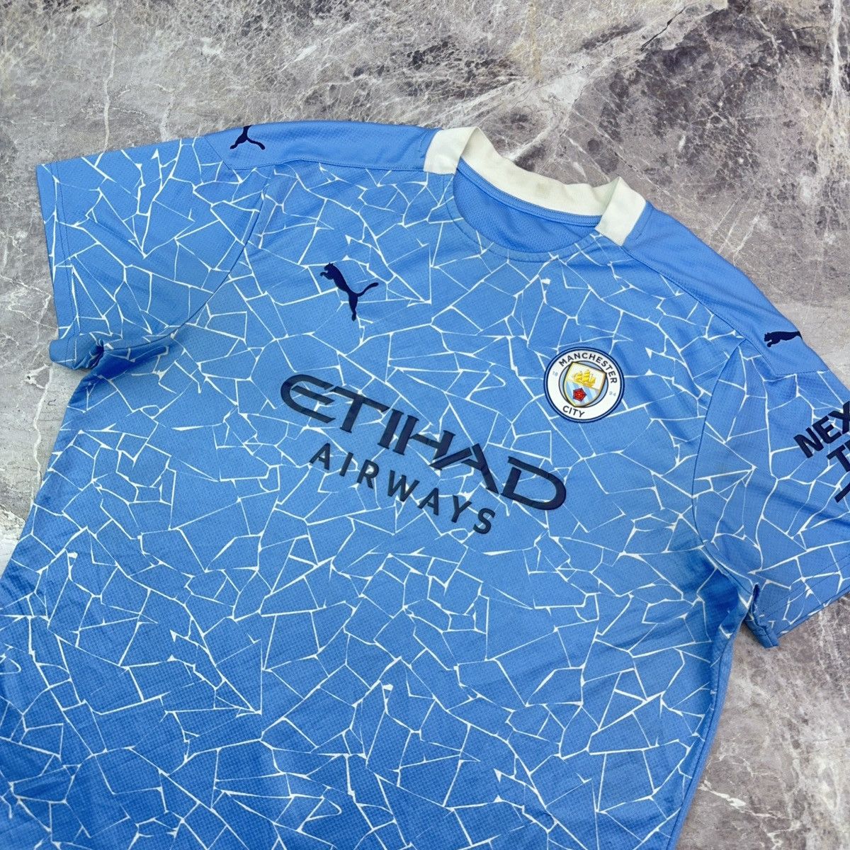 Puma Puma Manchester City Jersey 2020-21 Home Kit Football Shirt Size US XL / EU 56 / 4 - 10 Thumbnail