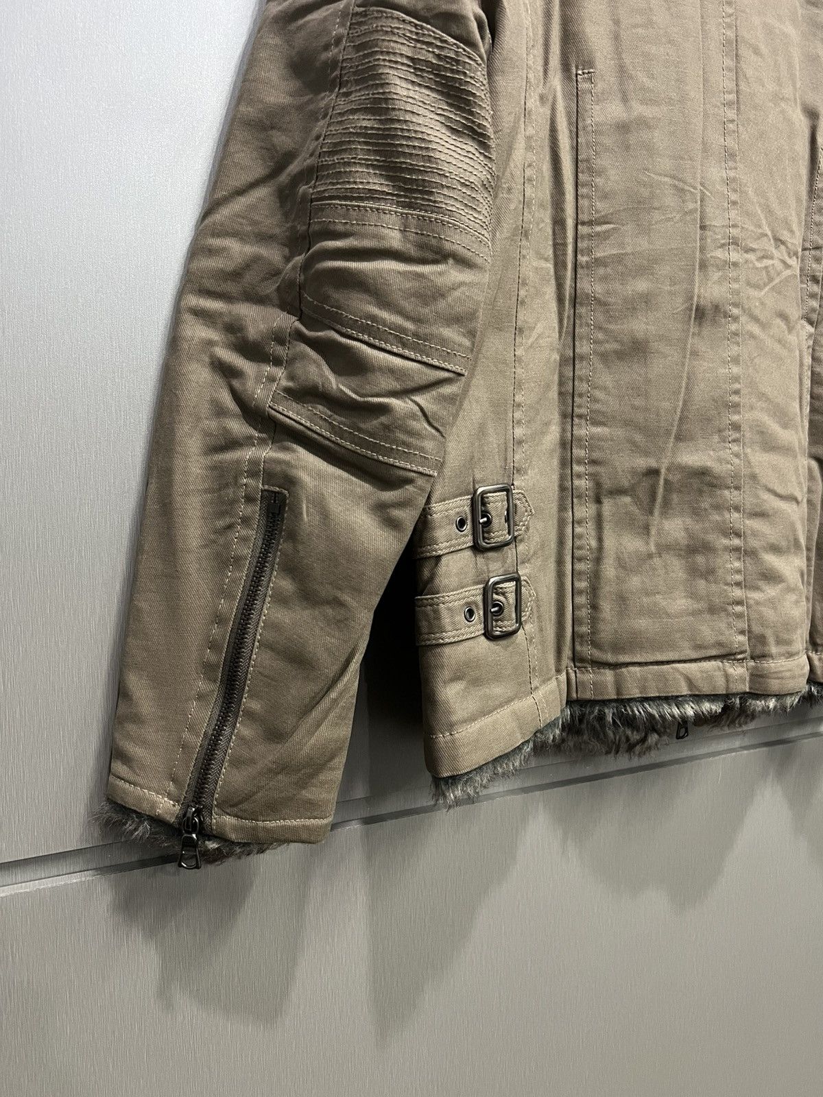 If Six Was Nine × Japanese Brand × Le Grande Bleu (L.G.B.) Crazy Schlussel Fur Biker Jacket Size US M / EU 48-50 / 2 - 3 Thumbnail