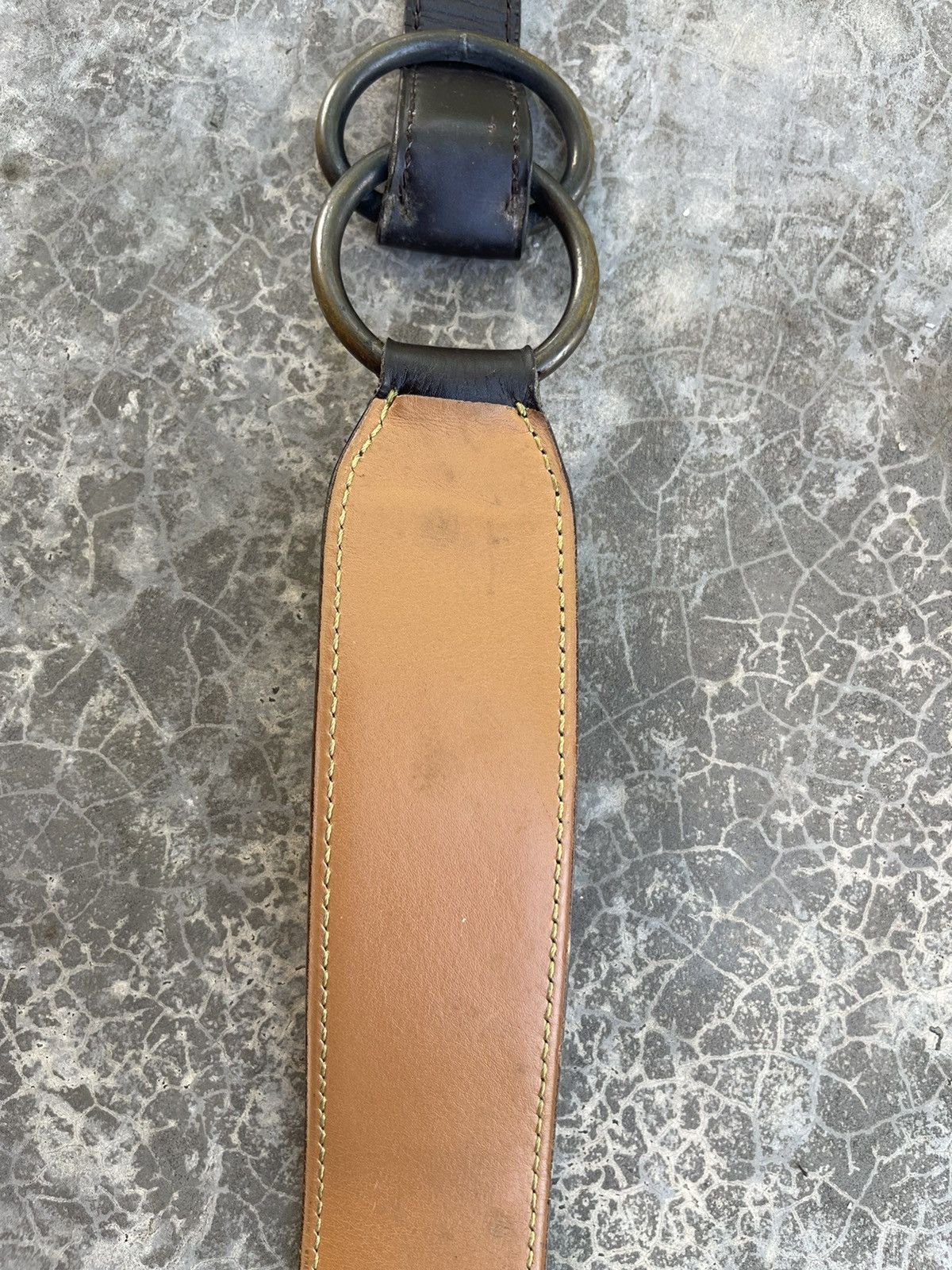 Hermes × Vintage Hermes Paris Leather Belt Size ONE SIZE - 16 Thumbnail