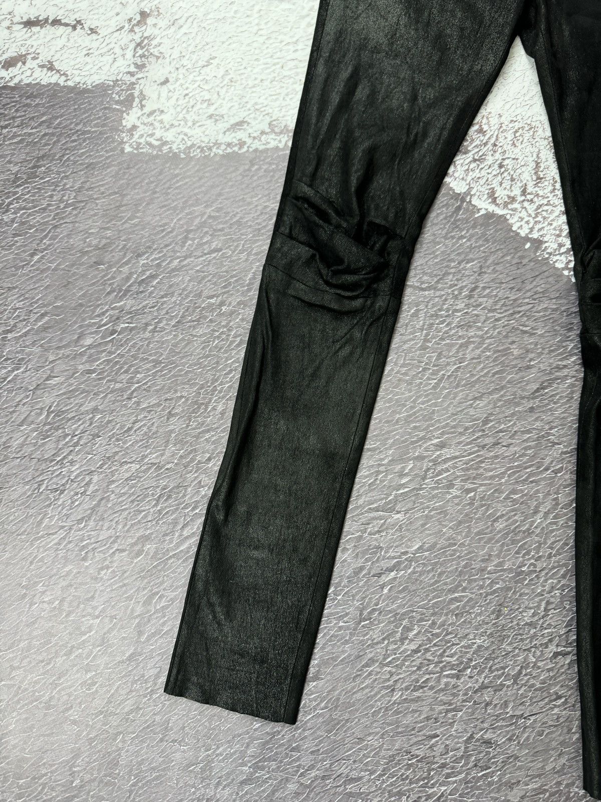 Other Hironae Paris black lambskin leather leggings women size 26 Size 26" / US 2 / IT 38 - 3 Thumbnail
