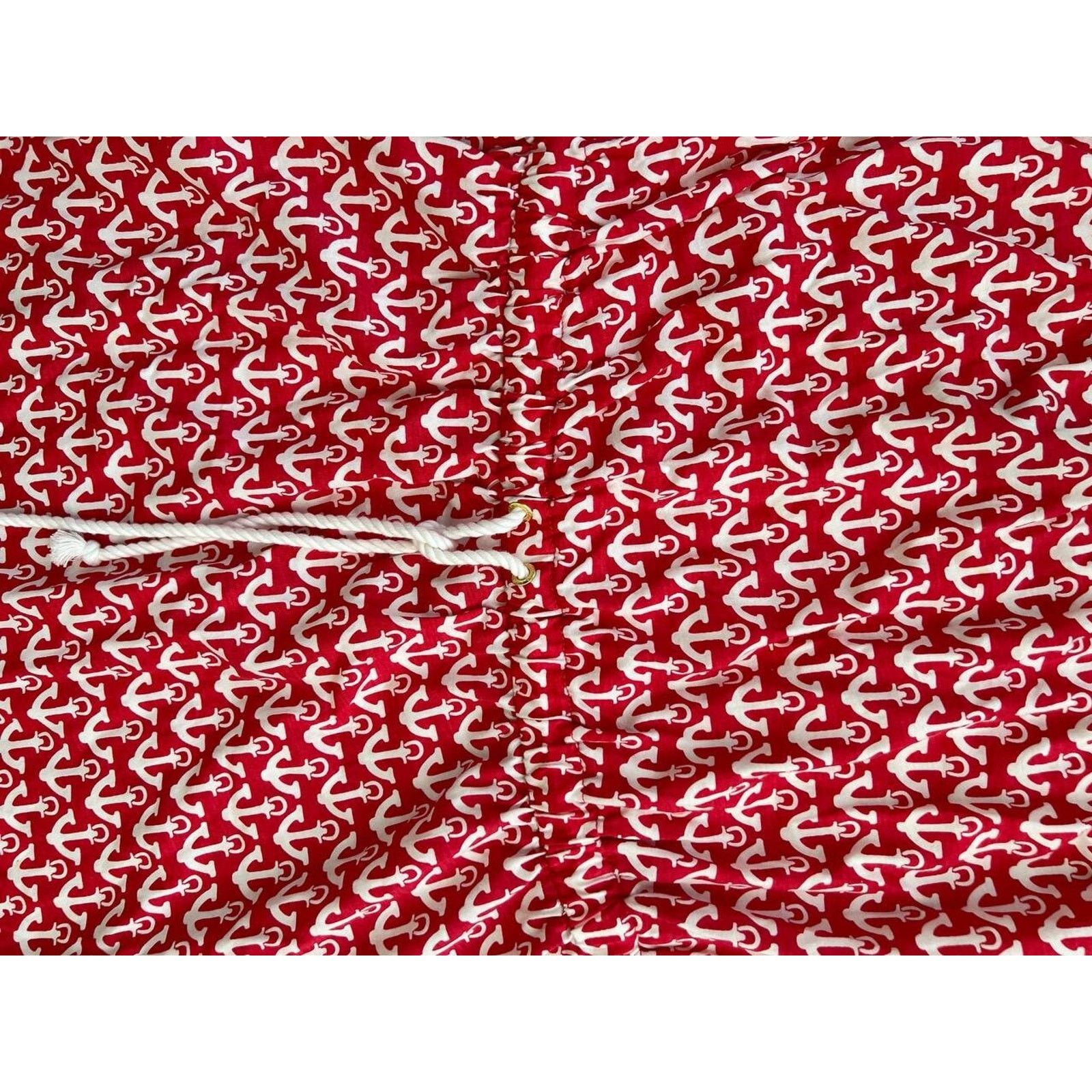 Tommy Hilfiger TOMMY HILFIGER Anchor Print Dress Red Size M A000883 Size M / US 6-8 / IT 42-44 - 6 Thumbnail