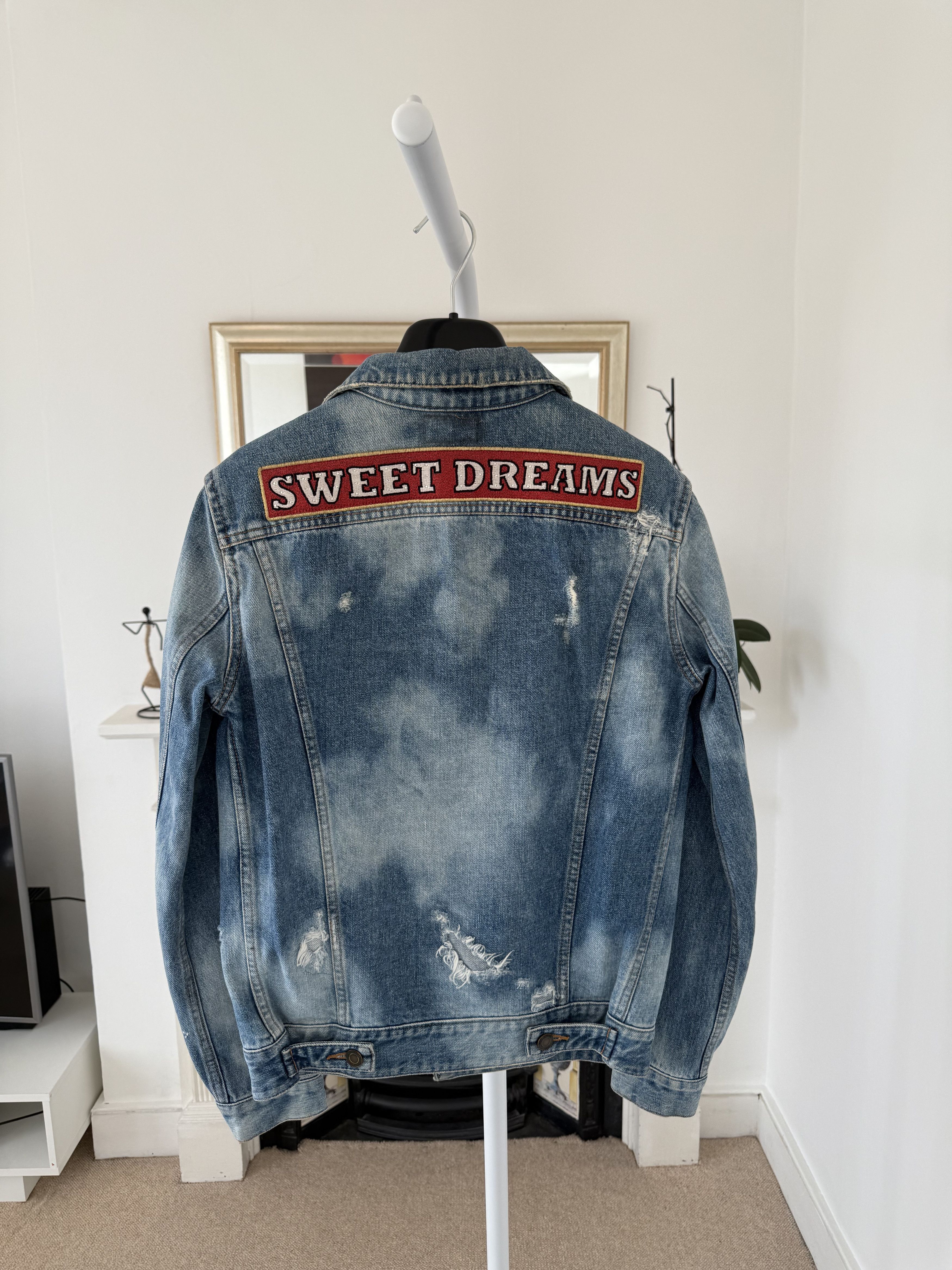 SS16 Saint Laurent Sweet Dreams Denim Jacket