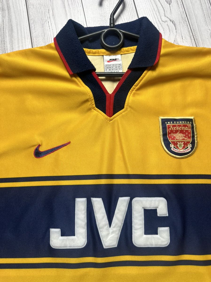 Vintage Vintage Nike Arsenal soccer jersey Champions 1998 XL yellow Size US XL / EU 56 / 4 - 5 Thumbnail