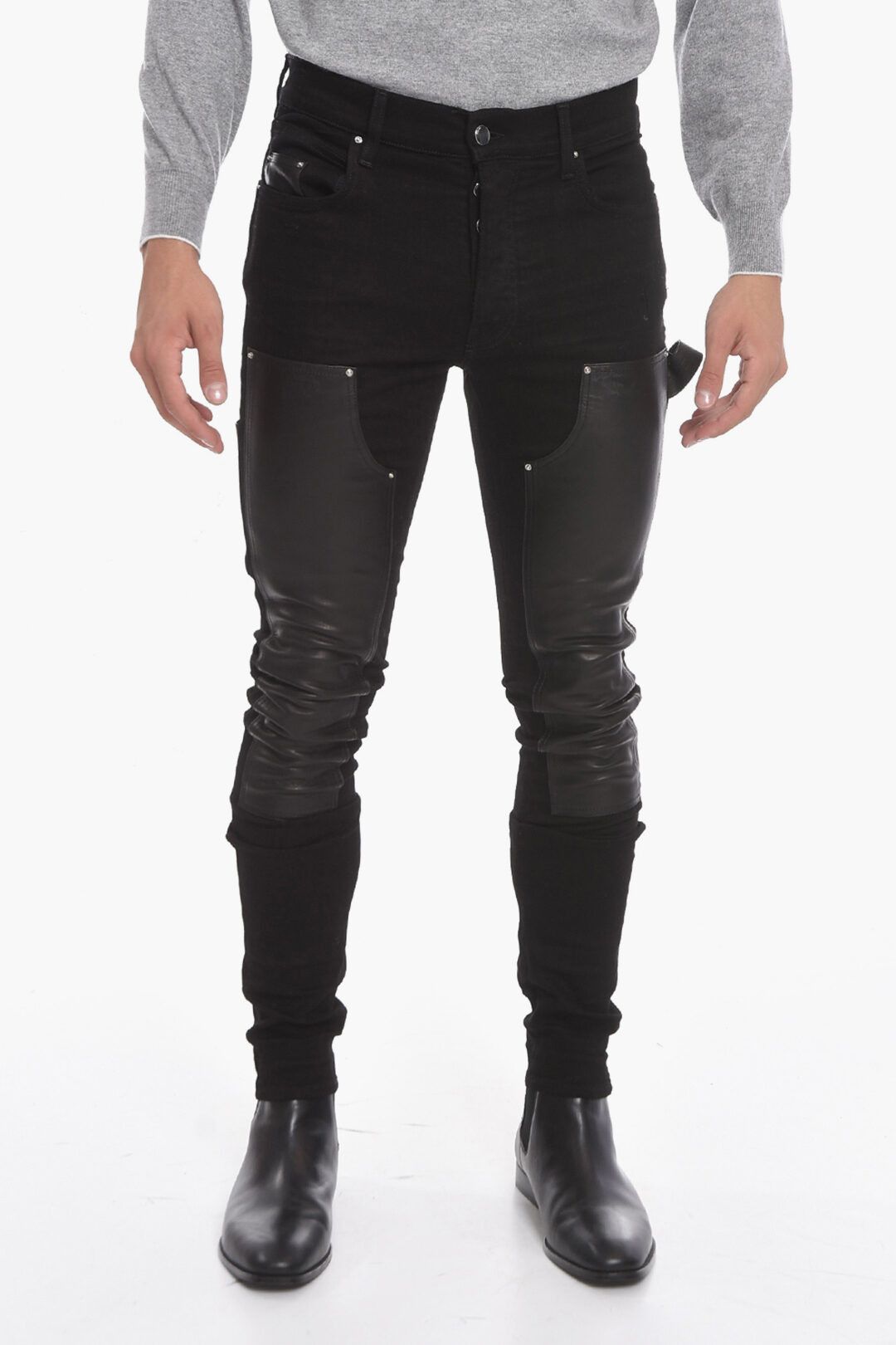 image of Amiri Og1Mm1223 Denim Pant In Black, Men's (Size 33)