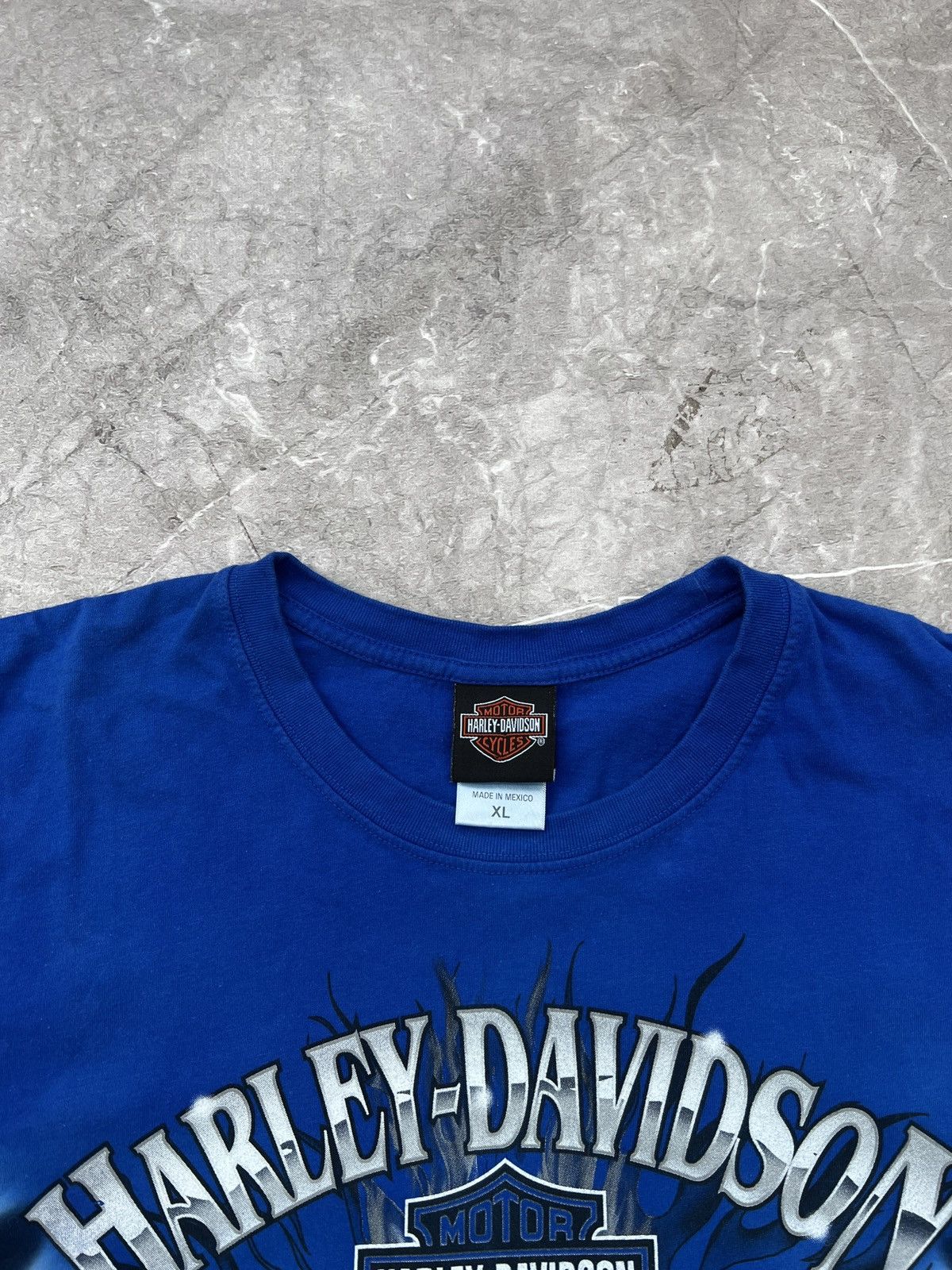 Harley Davidson 90s FLAME HARLEY DAVIDSON HYPE RARE 00s t shirt Size US XL / EU 56 / 4 - 6 Thumbnail