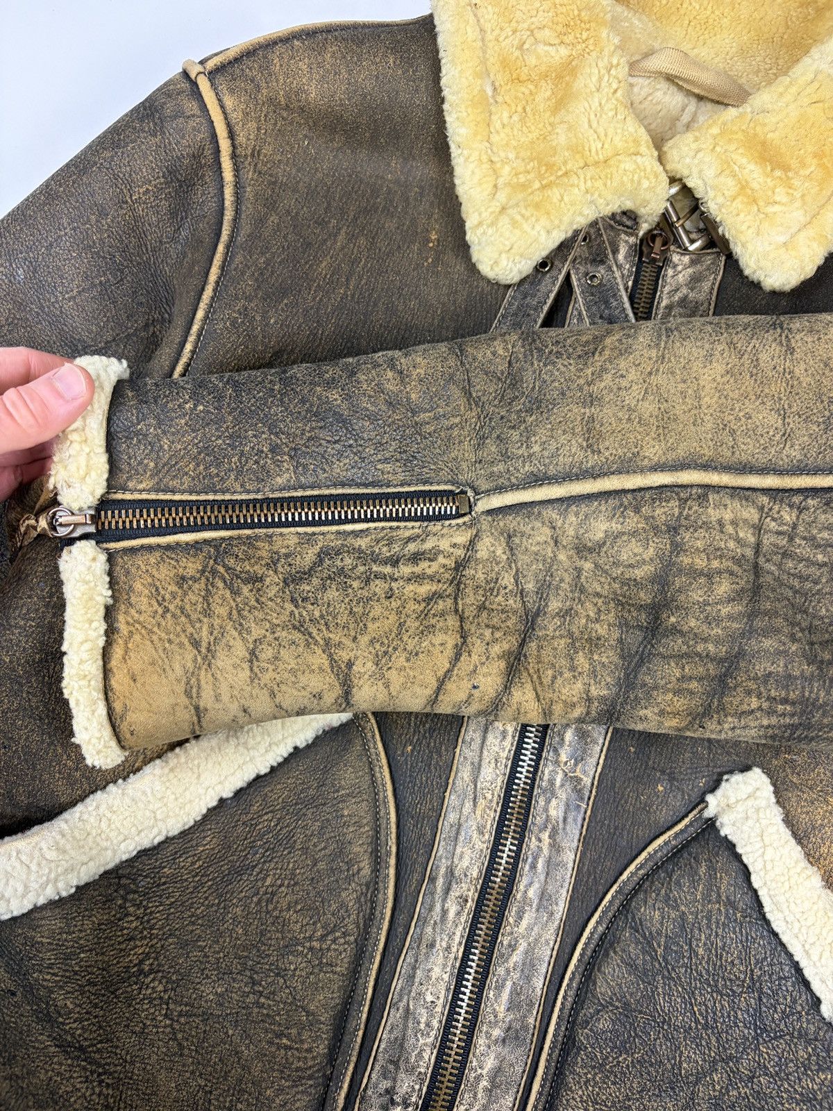 Diesel Diesel Shearling Jacket Vintage 1980 Sheepskin & Shearling Size US L / EU 52-54 / 3 - 12 Thumbnail