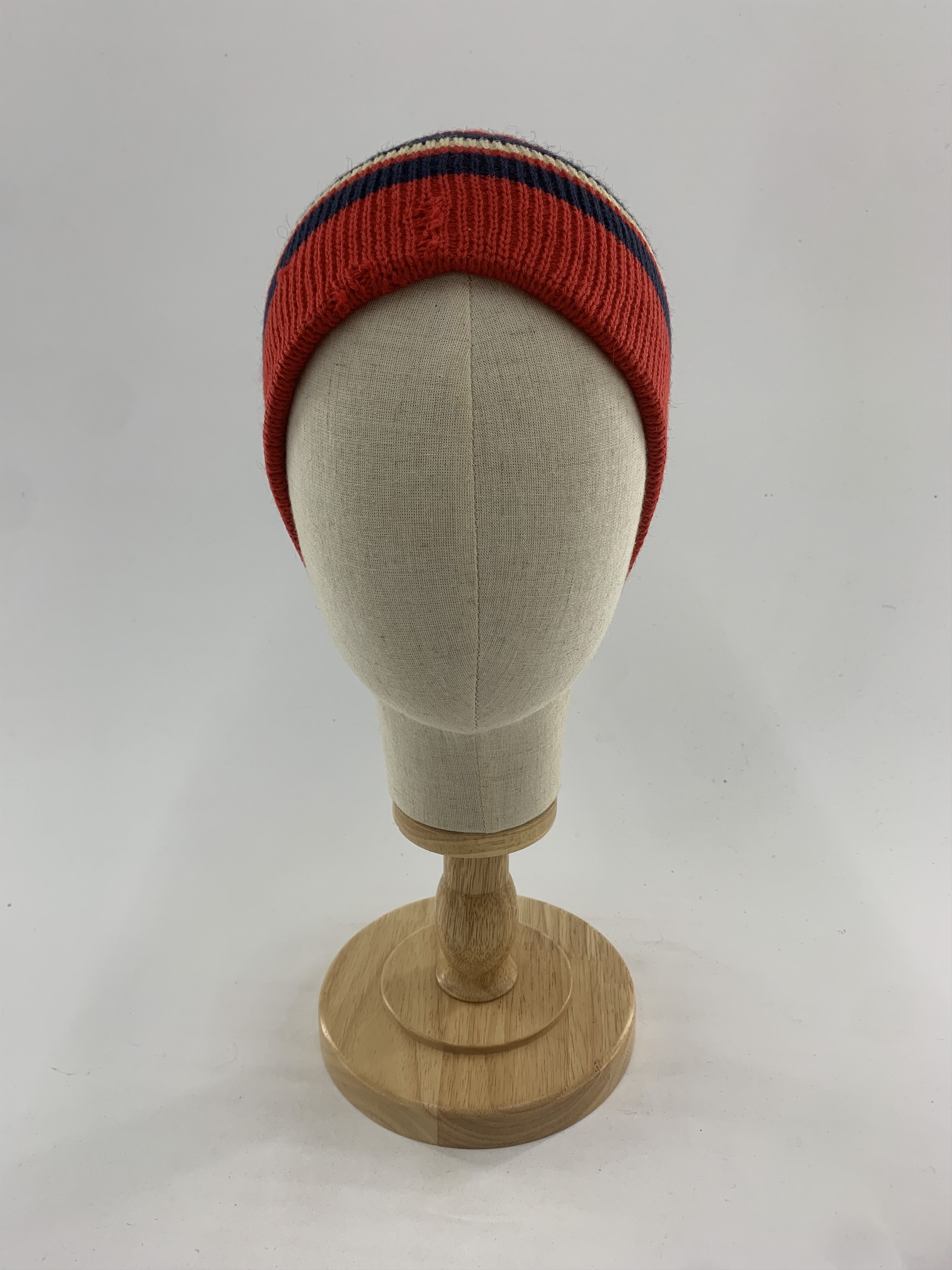 Vintage Smiley Beanie Hat Snowcap Size ONE SIZE - 2 Thumbnail