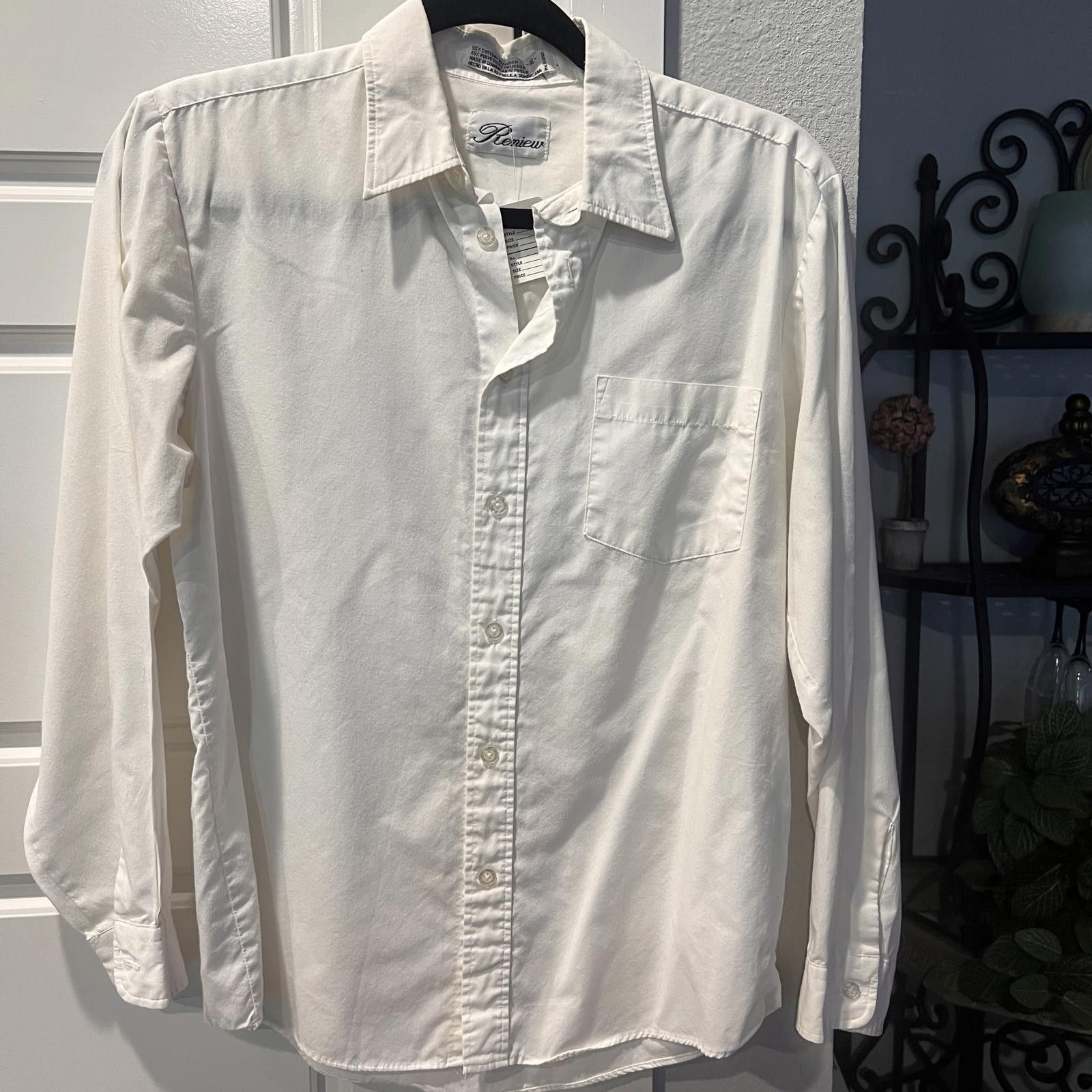 Review Reniew Woman’s White Dress Shirt, Long Sleeve Size XXL / US 16-18 / IT 52-54 - 1 Thumbnail