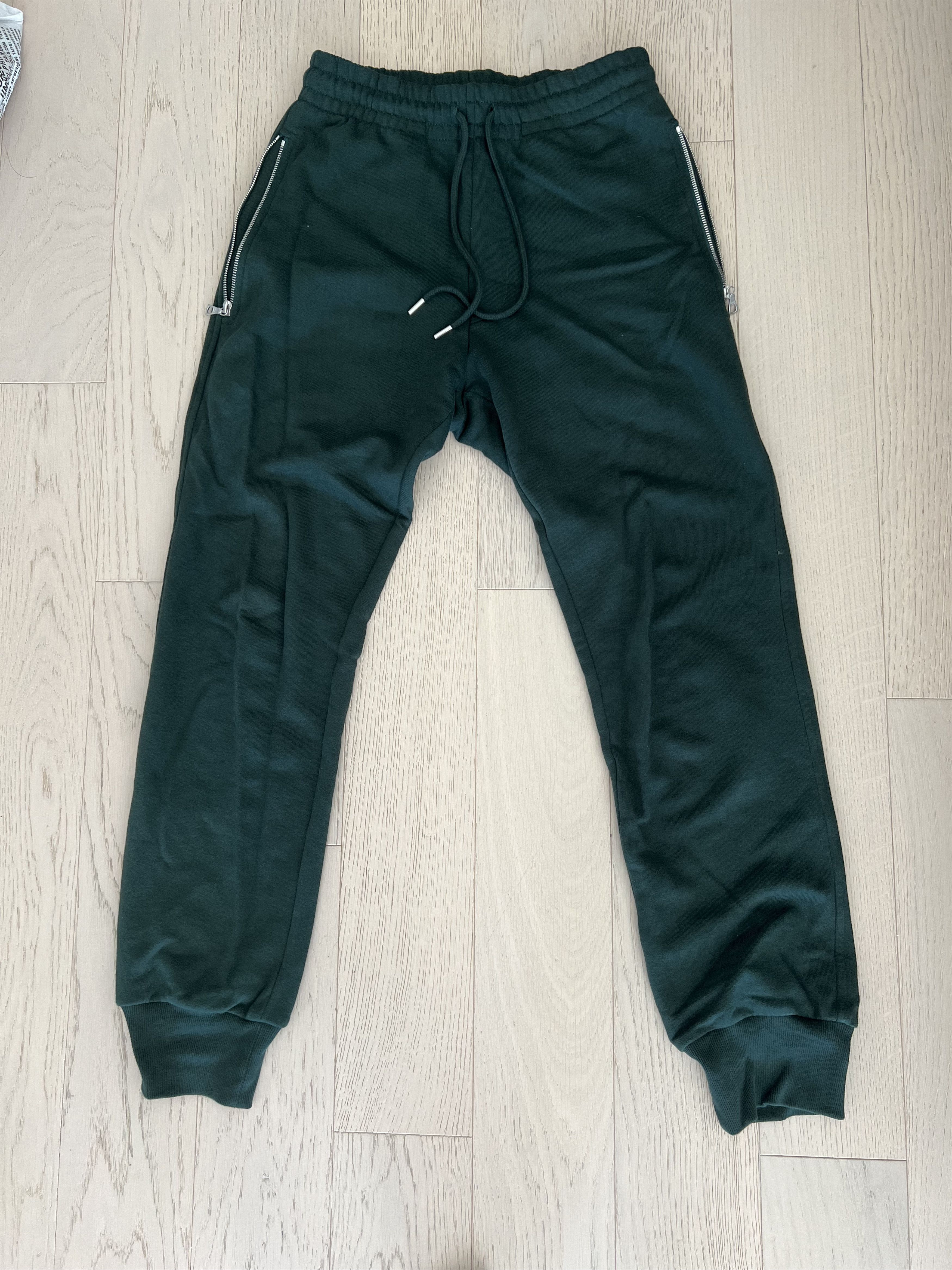 image of Dries Van Noten Sweatpants in Green, Men's (Size 30)