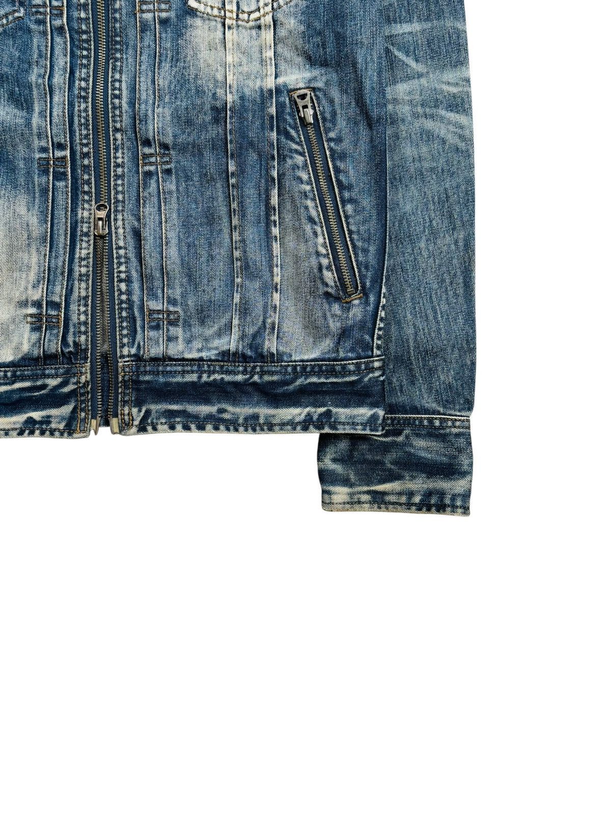 If Six Was Nine 2000s Rattle Trap - Apocalypse Style Mud Wash Denim Jacket Size US M / EU 48-50 / 2 - 4 Thumbnail