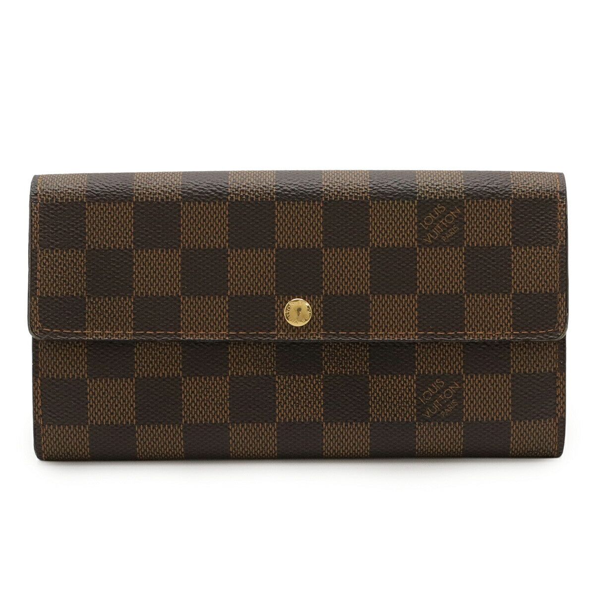 Louis Vuitton Louis Vuitton Louis Vuitton Portefeuille Sarah Damier Long Wallet Canvas Long Wallet N61734 DUTY FREE for USA Size ONE SIZE - 1 Thumbnail
