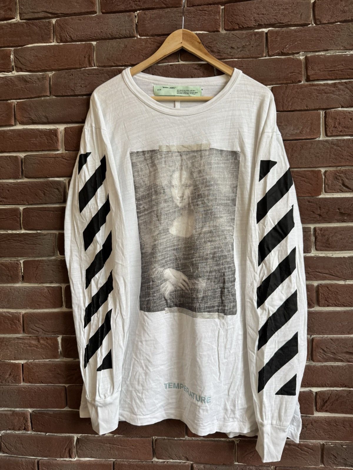 Off-White Off White Mona Lisa Longsleeve Rare Streetwear Virgil Abloh Size US XL / EU 56 / 4 - 1 Thumbnail