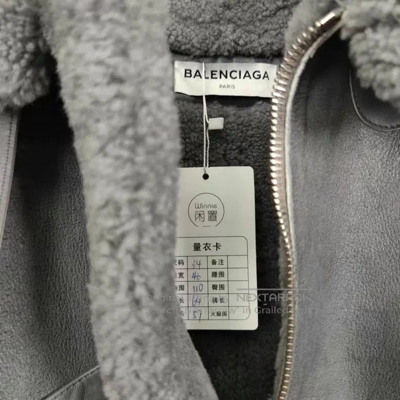 Balenciaga Balenciaga Shearling Leather Jacket 34. Size US XS / EU 42 / 0 - 3 Thumbnail