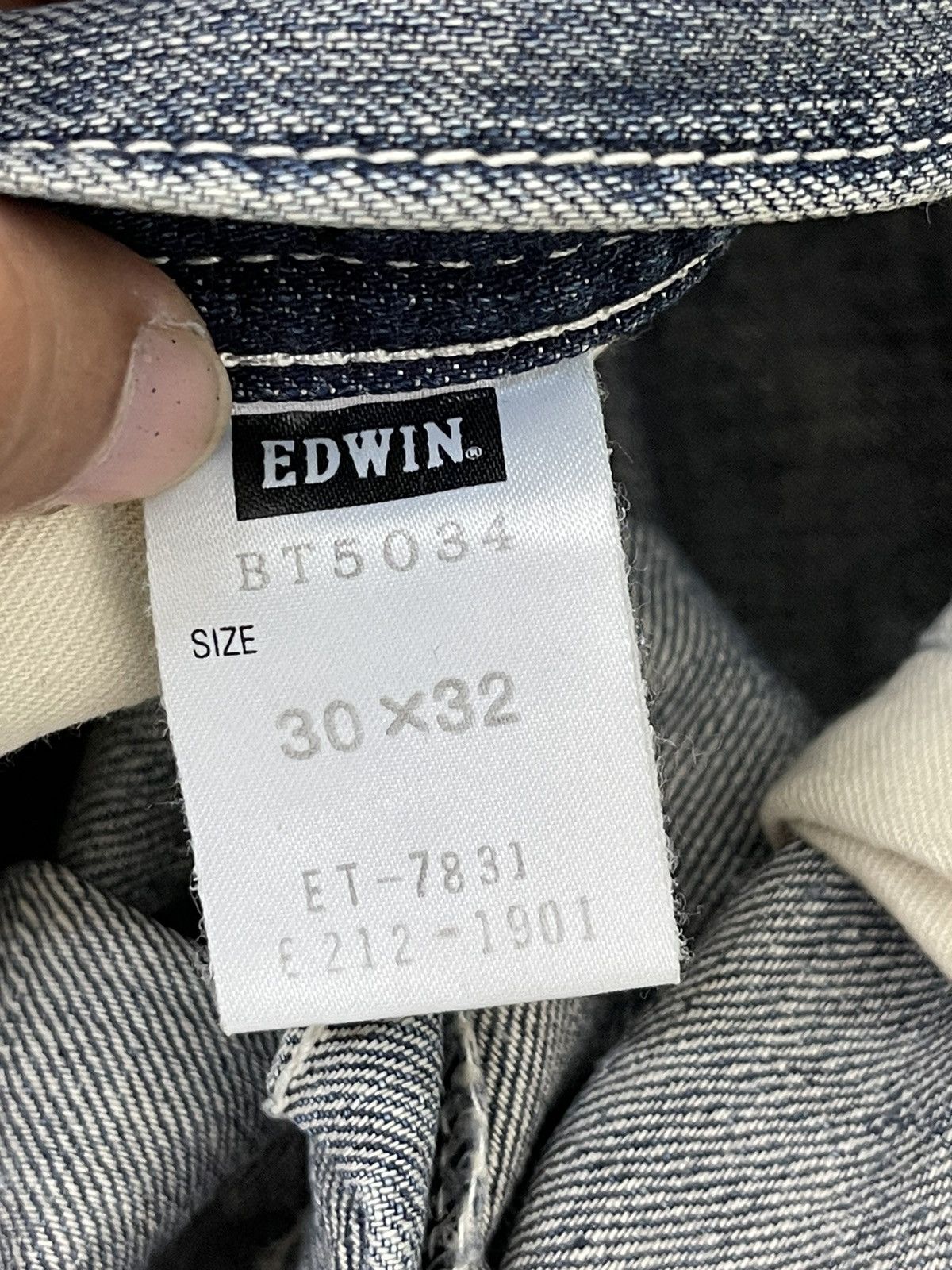 Edwin Carpenter Jeans Edwin Distress Faded Regular 7🟦4 Size US 32 / EU 48 - 20 Thumbnail