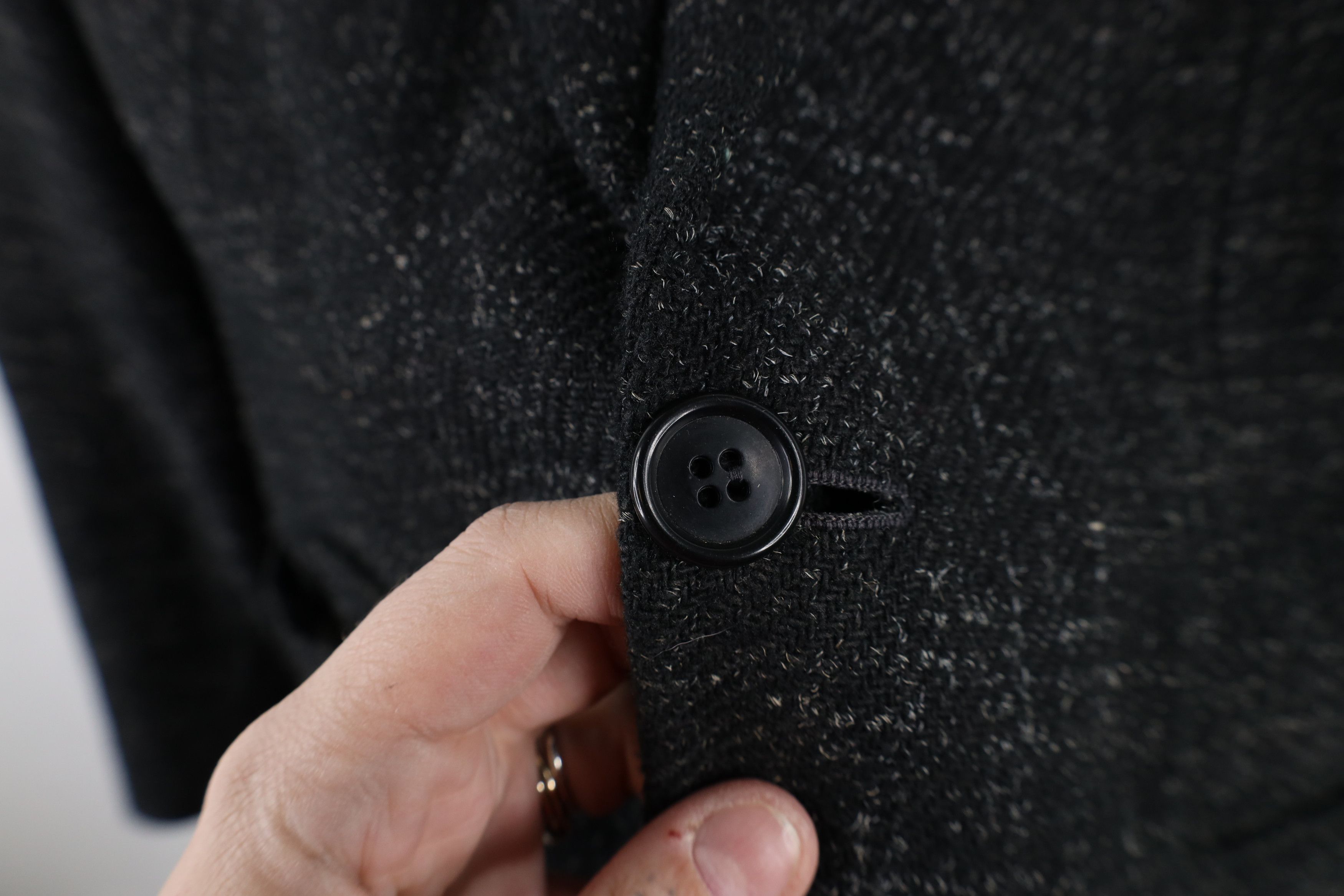 Vintage Vintage 70s Rockabilly Wool Tweed Blazer Suit Jacket Coat Size US L / EU 52-54 / 3 - 8 Thumbnail