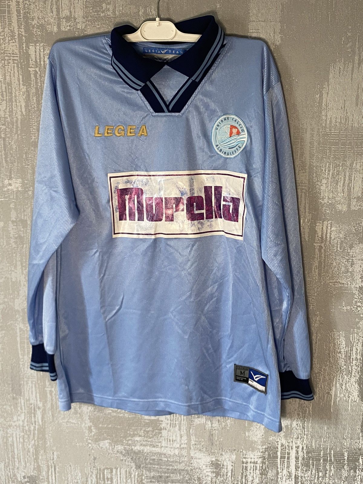 Vintage Vintage AlbinoLeffe Legea Soccer Lersey Long Sleeve Match Size US M / EU 48-50 / 2 - 1 Thumbnail
