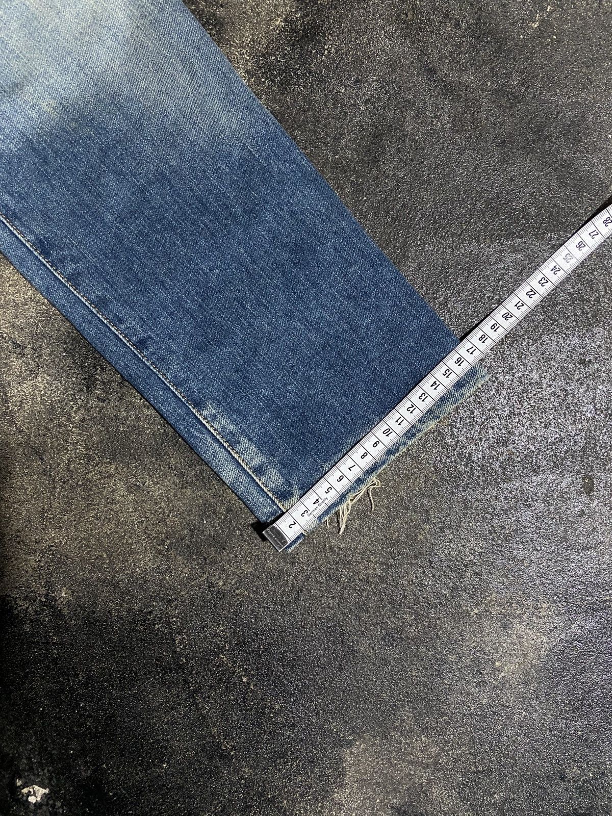Balmain Balmain Denim Distressed Jeans moto bike Size US 31 - 23 Thumbnail