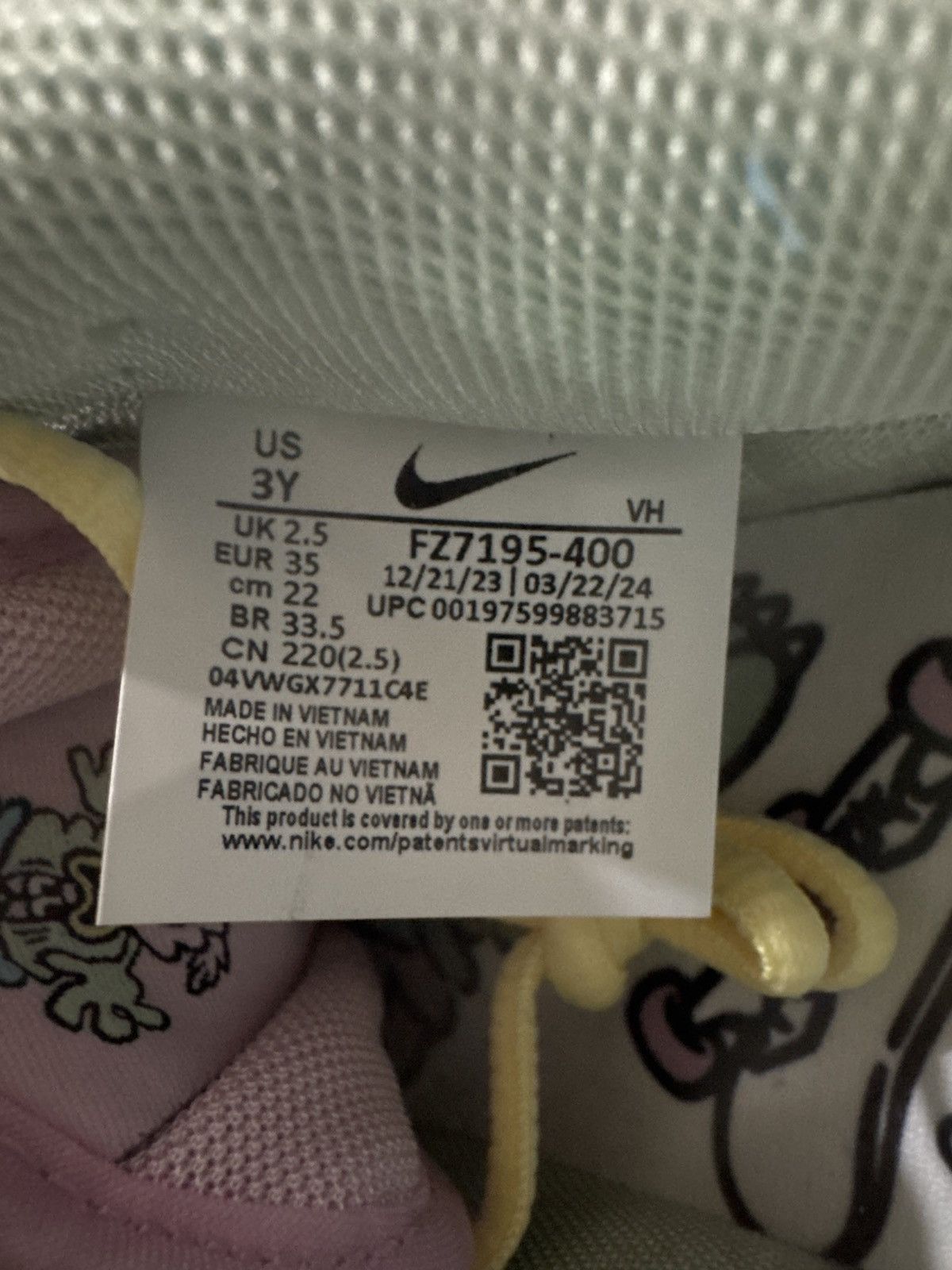 Girls Don't Cry × Nike Nike SB Dunk Low Pro QS Verdy Visty Size US 5 / EU 37 - 6 Thumbnail