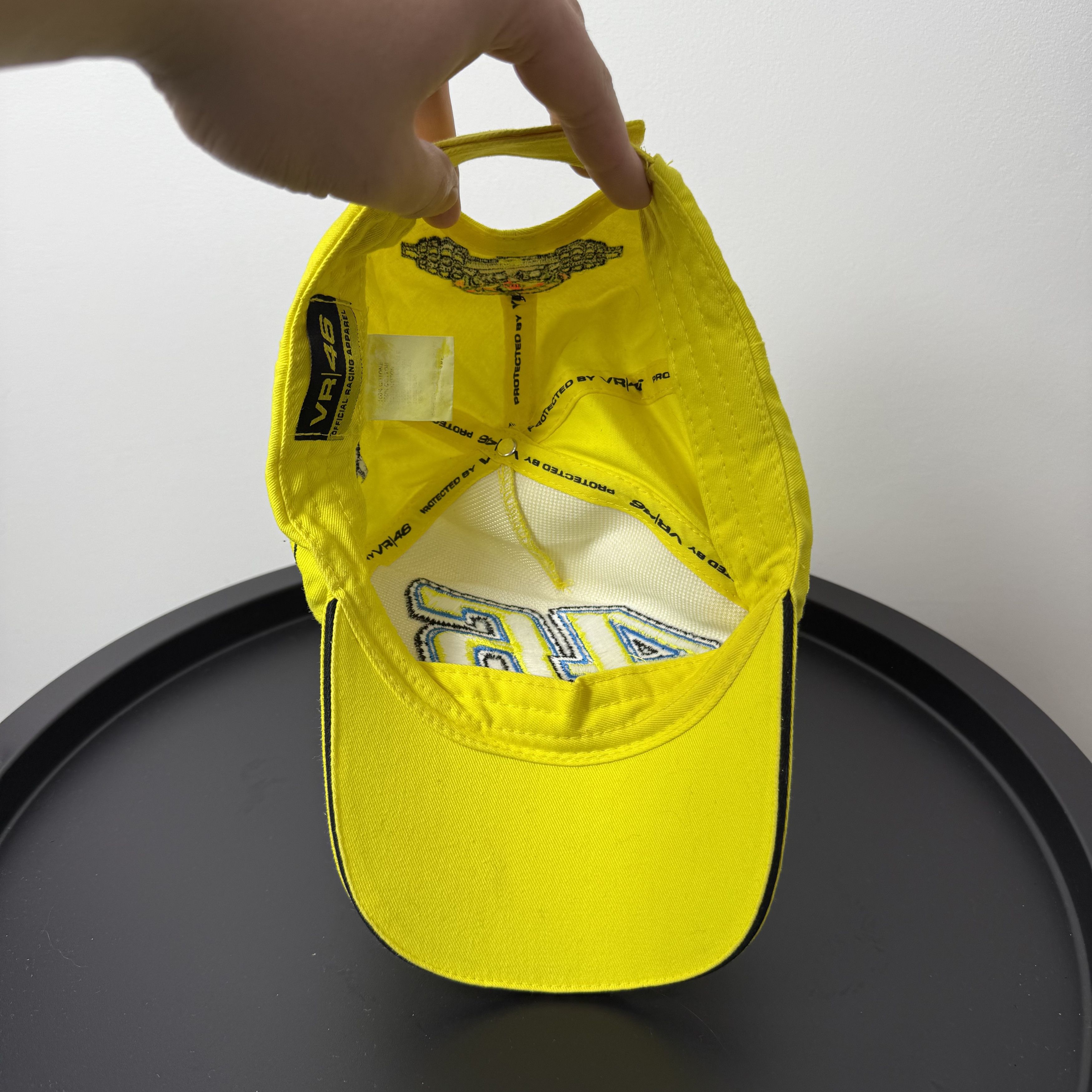 Vintage 46 The Doctor Valentino Rossi Racing Yellow Baseball Cap Hat Size ONE SIZE - 12 Thumbnail