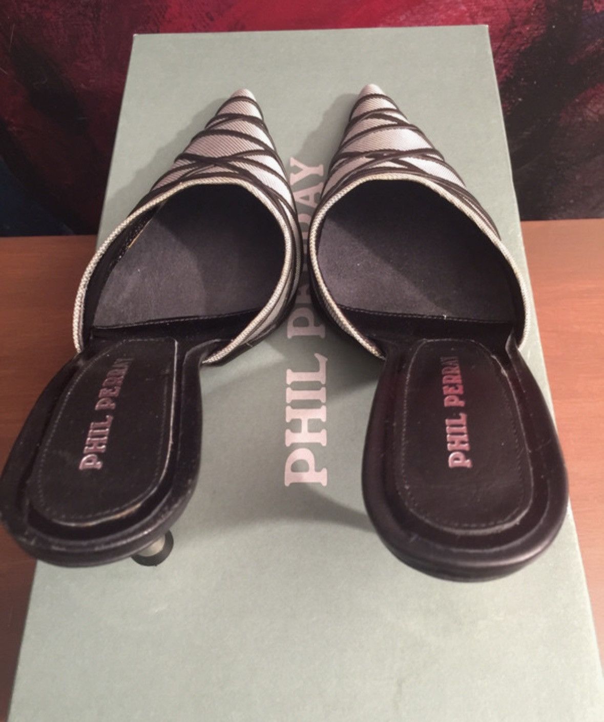 Other Phill Perray creme mules 35 Size US 4 / IT 34 - 4 Thumbnail