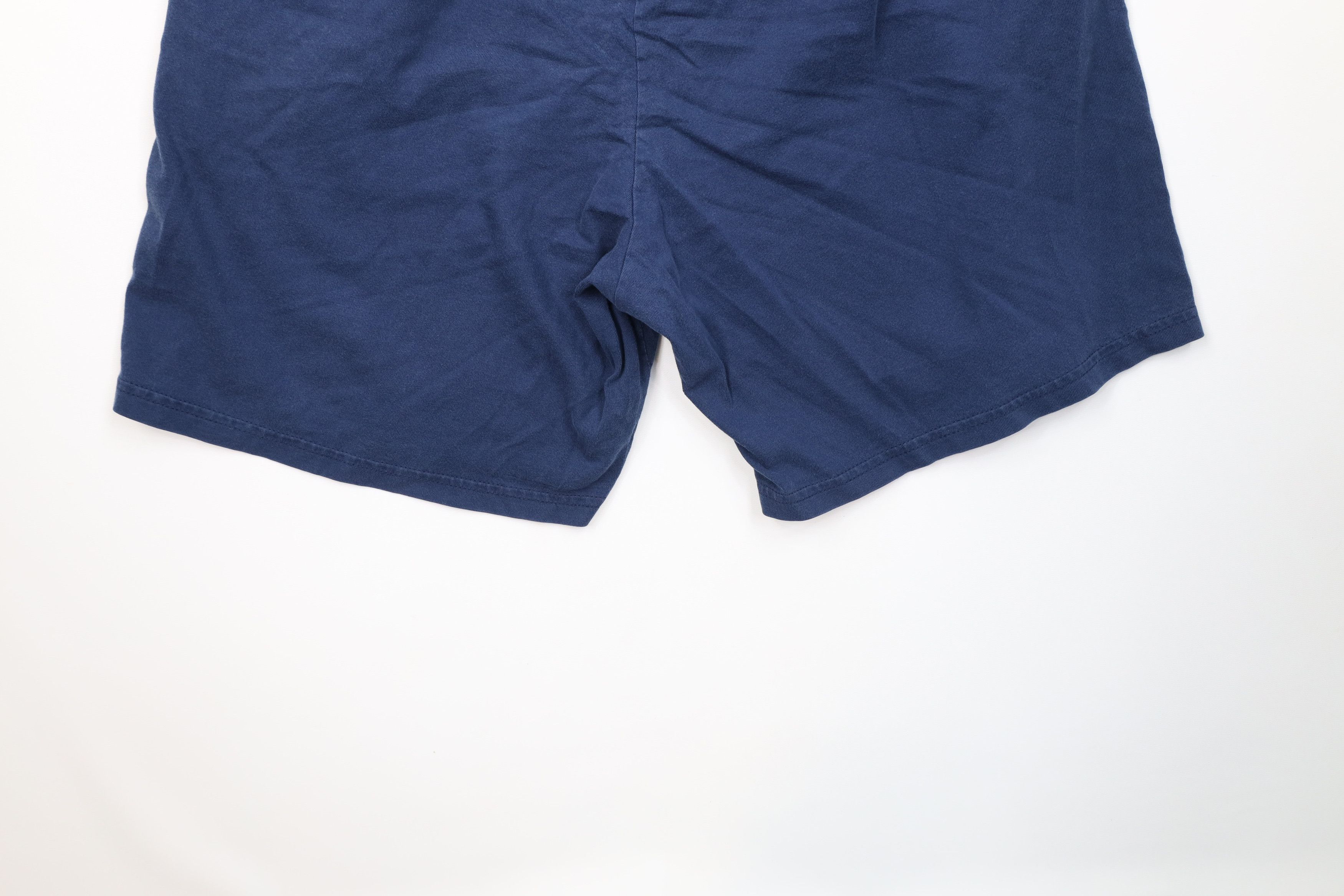 Vintage Vintage 90s Streetwear Above Knee Cotton Shorts Navy Blue Size US 34 / EU 50 - 12 Thumbnail