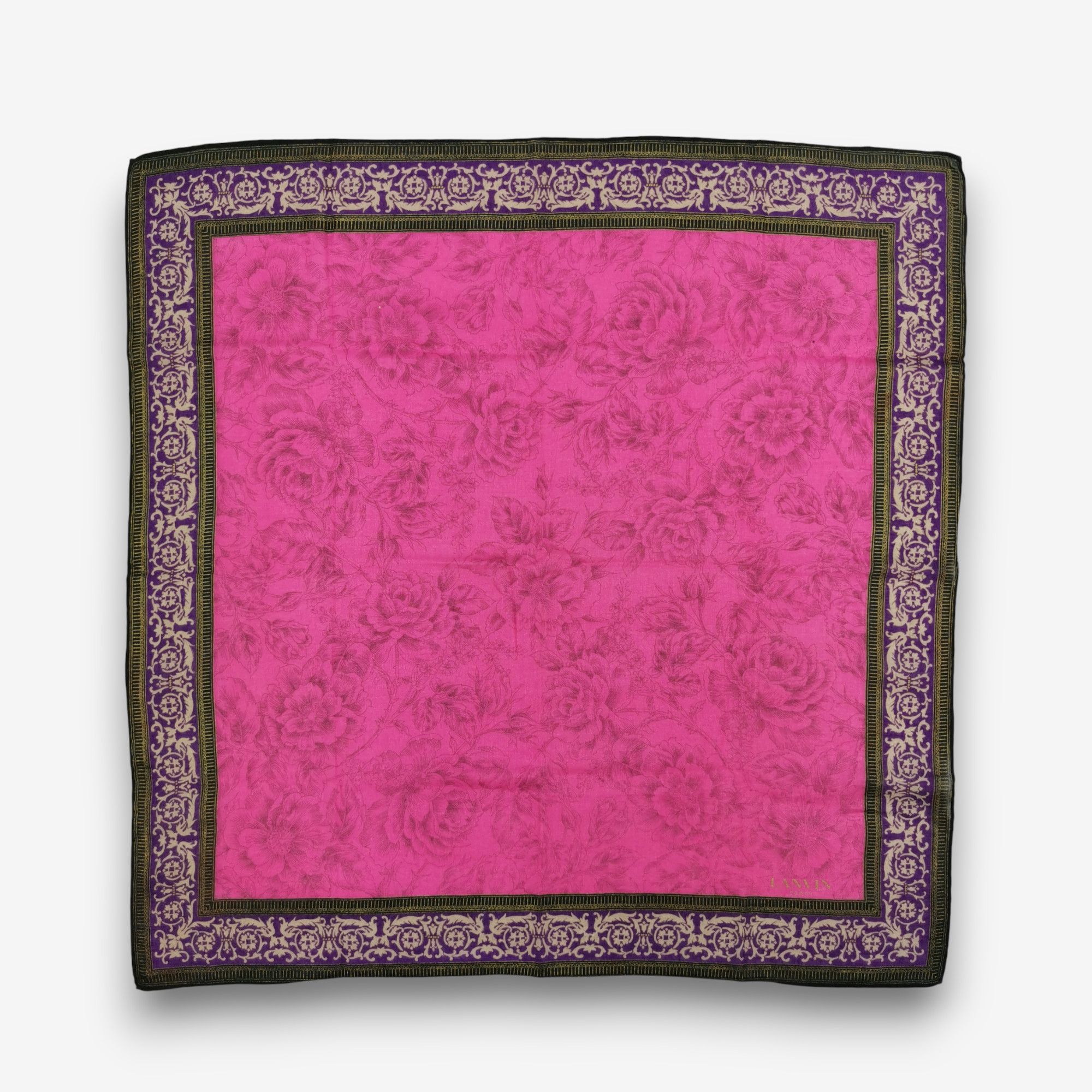 Lanvin Vintage Lanvin Handkerchief Pocket Square Bandana Size ONE SIZE - 2 Thumbnail