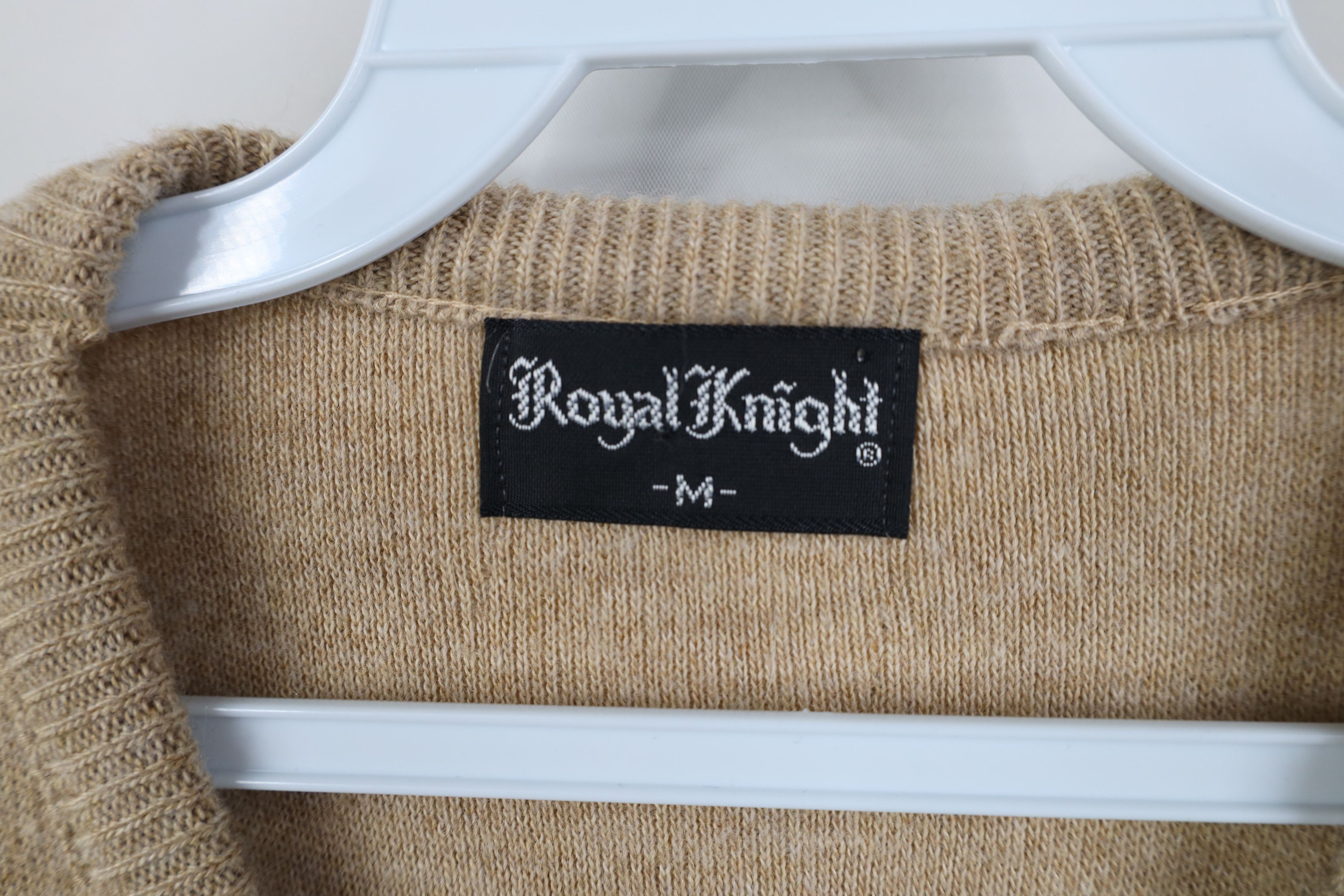 Vintage Vintage 70s Streetwear Knit V-Neck Sweater Vest Beige USA Size US M / EU 48-50 / 2 - 8 Thumbnail