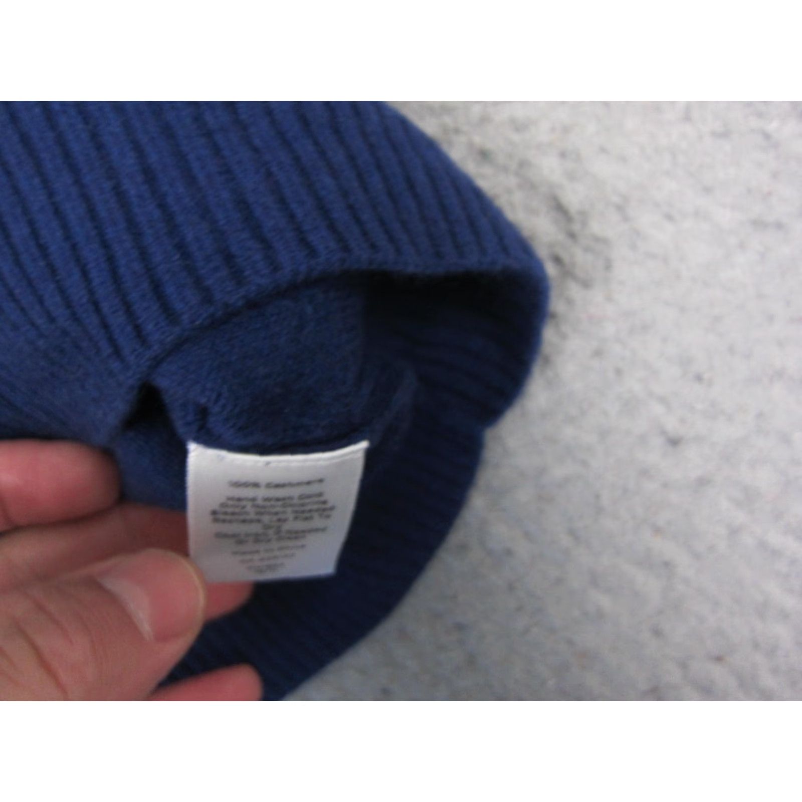 Talbots Talbots Sweater Womens S Blue 100% Cashmere Crew Neck Knit Pullover Ladies Family Classic 90s Pattern Solid Knit Short Description Not Included Size S / US 4 / IT 40 - 4 Thumbnail
