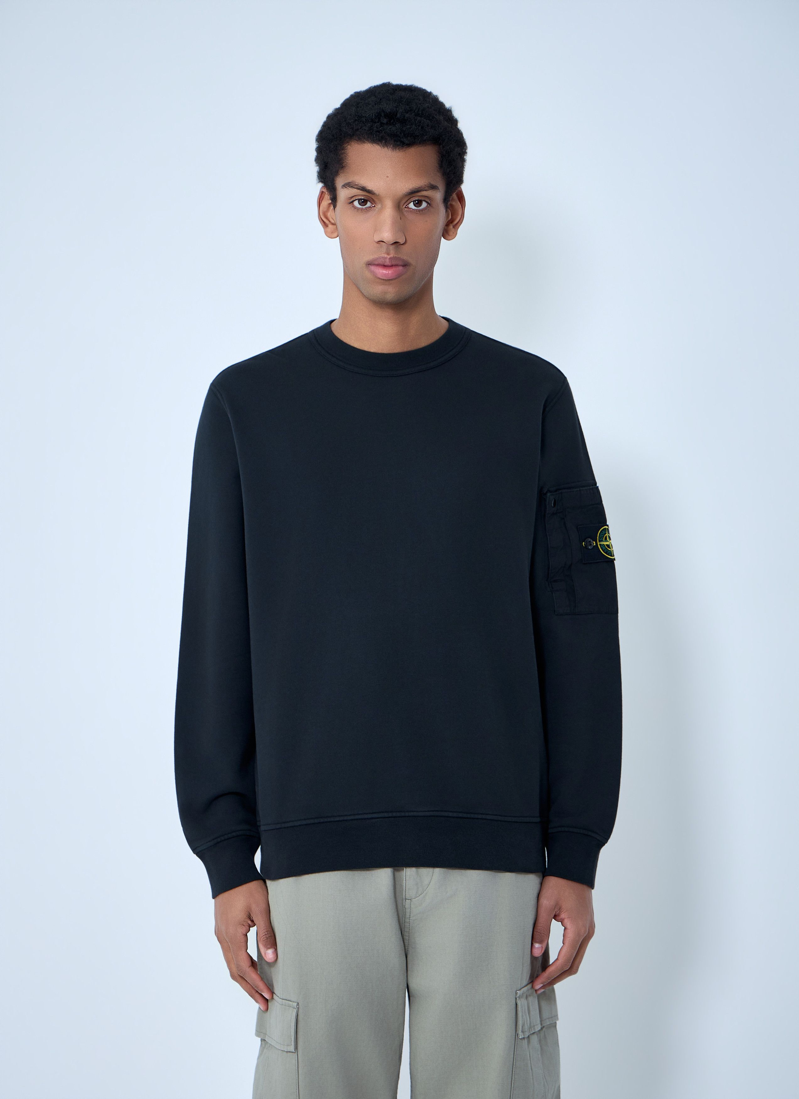 Stone Island Logo Motif Sweatshirt Size US L / EU 52-54 / 3 - 1 Thumbnail