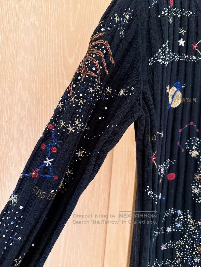 Valentino Valentino Starry sky embroidered beaded sweater Size S / US 4 / IT 40 - 5 Thumbnail
