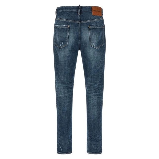 Dsquared2 DSQUARED2 642 Blue Jeans New & Authentic (Men's size:US 34 / Size US 34 / EU 50 - 2 Thumbnail