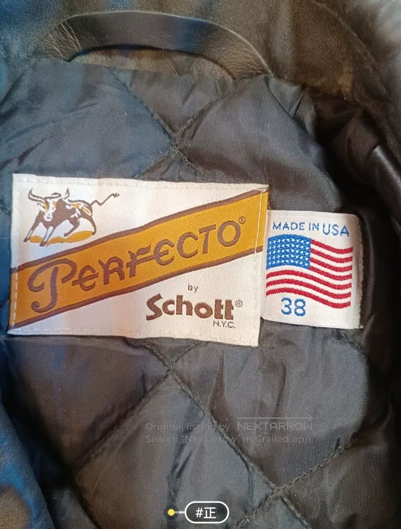 Schott Schott 613 cable-stayed locomotive leather coat Size US M / EU 48-50 / 2 - 2 Thumbnail
