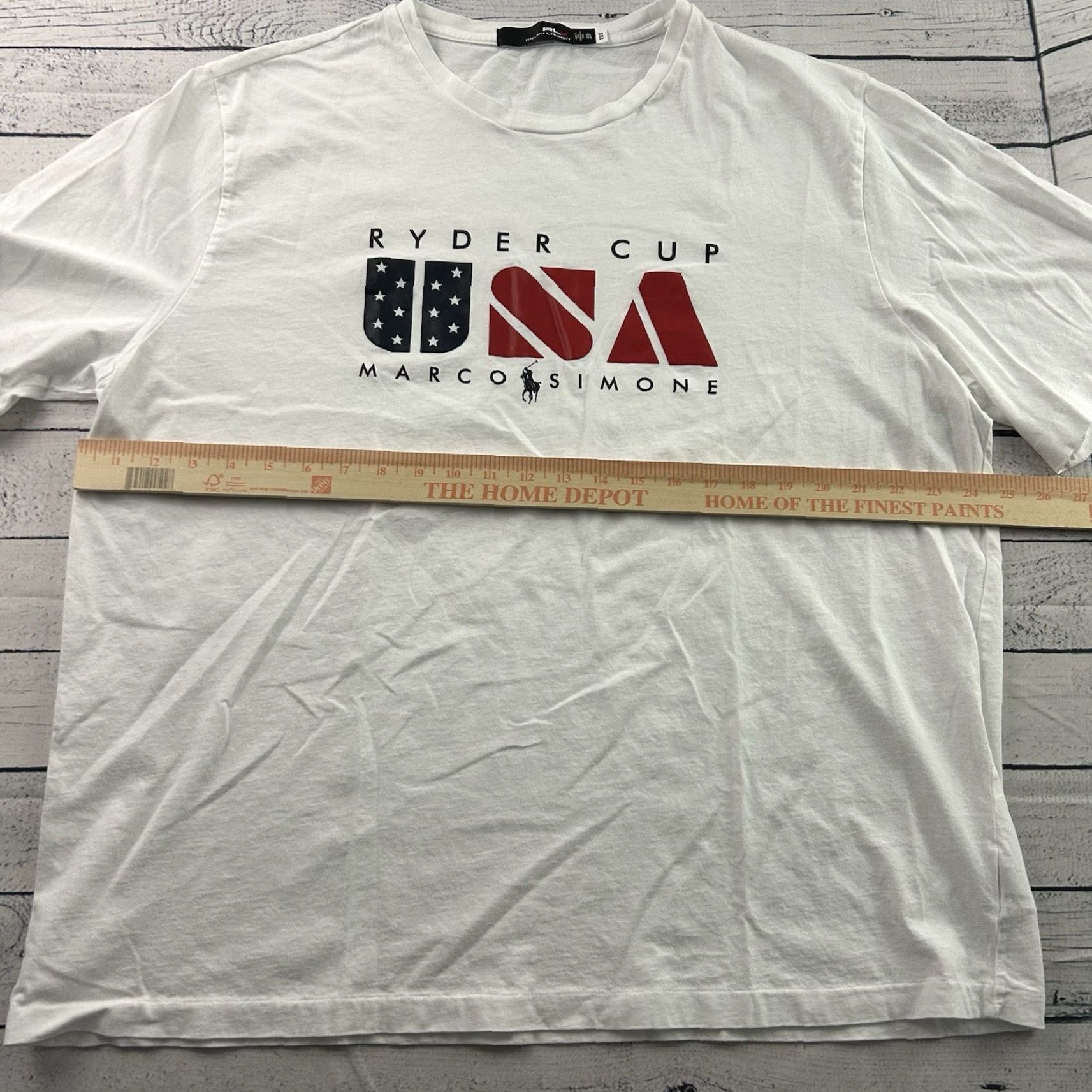 RLX Ralph Lauren Ralph Lauren RLX Ryder Cup USA Marco Simone Short Sleeve T Shirt Men's XXL White Size US XXL / EU 58 / 5 - 4 Thumbnail