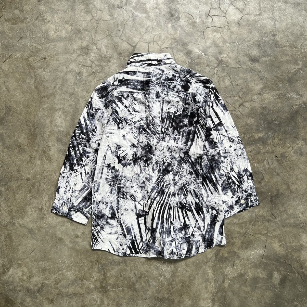 Tornado Mart Tornado Mart Abstrac button up Long Sleeve Shirt Size US L / EU 52-54 / 3 - 2 Thumbnail