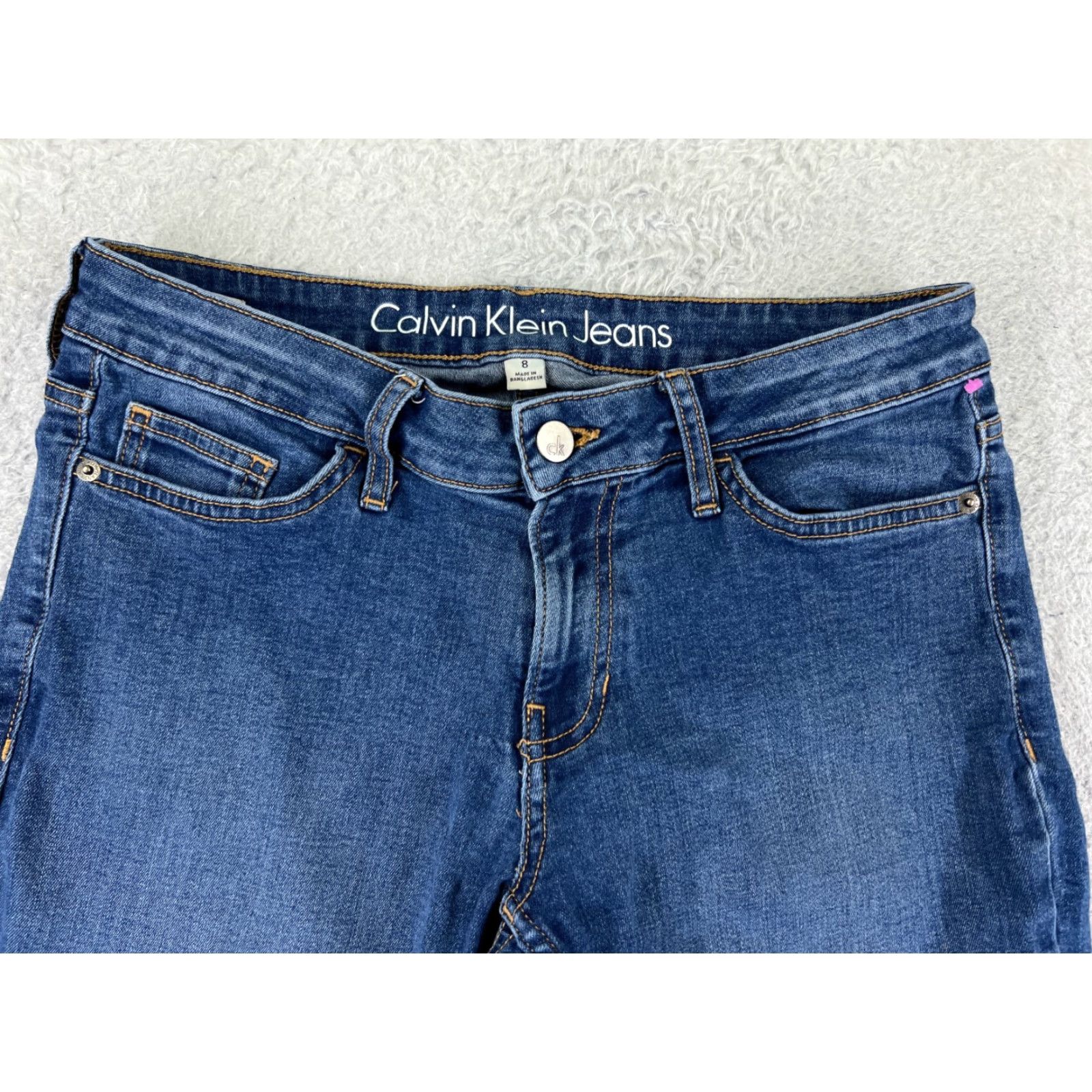 Lucky Brand Lucky Brand Women's Skinny Jeans 8 Blue Denim Cotton Blend Low Rise Stretch Pockets 25 Inseam Size 30" / US 8 / IT 44 - 4 Thumbnail