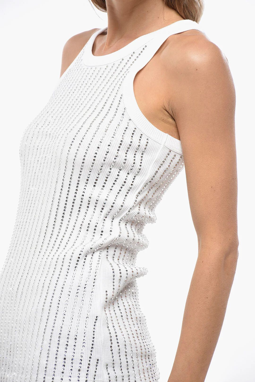 The Attico og1mm0426 Tank Top in White Size M / US 6-8 / IT 42-44 - 2 Thumbnail