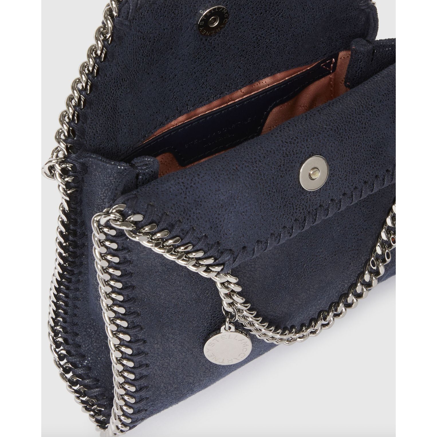 Stella McCartney STELLA MCCARTNEY NAVY TINY SHAGGY DEAR FALABELLA Size ONE SIZE - 6 Thumbnail
