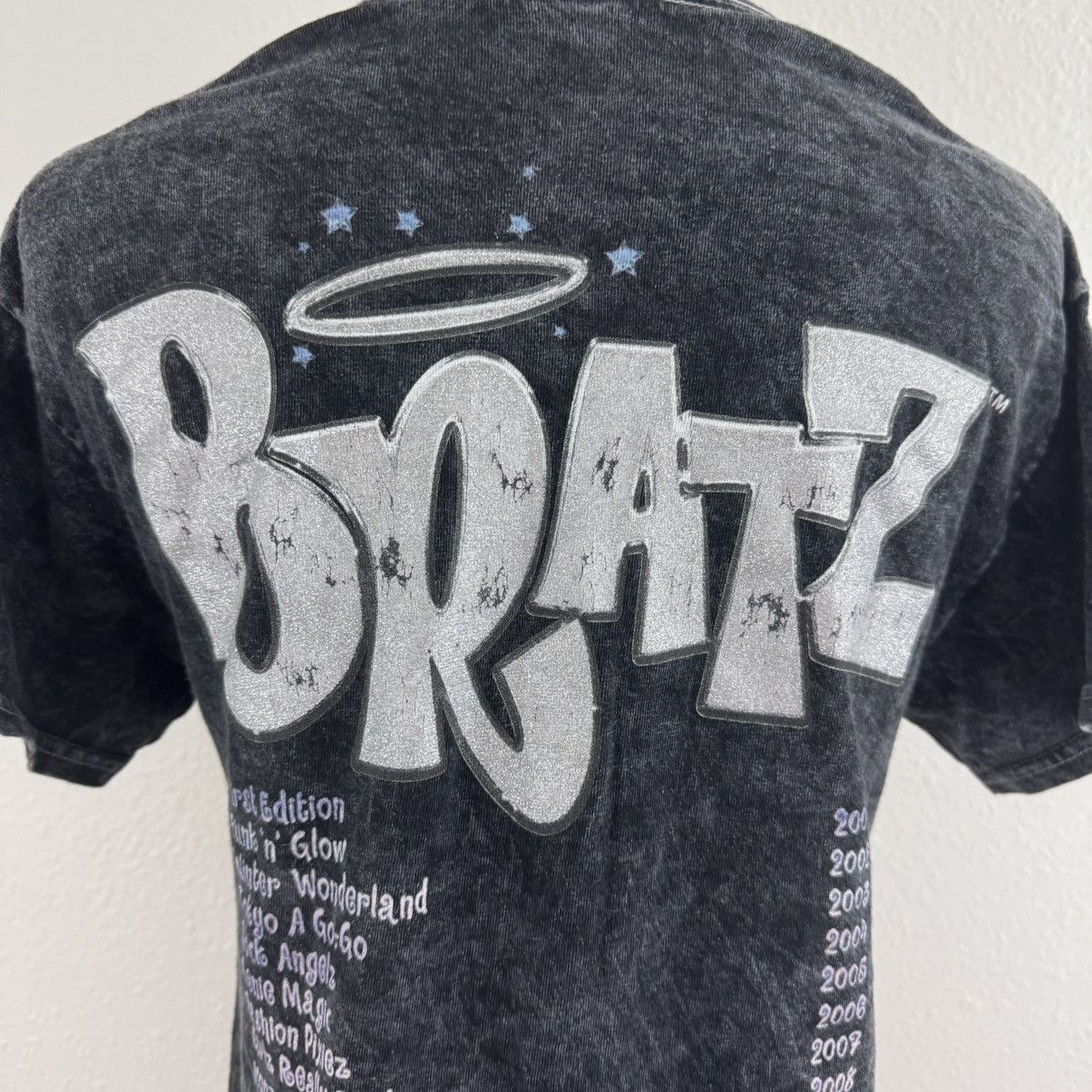 Other BRATZ Y2K Vibes Dark Grey Acid Wash Reworked Graphic Tee Size S / US 4 / IT 40 - 7 Thumbnail
