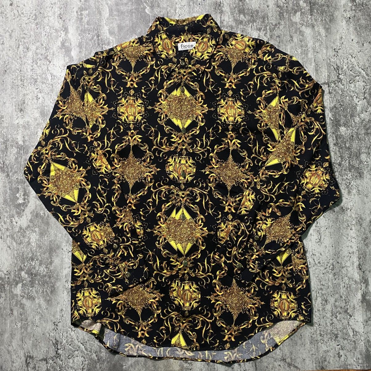 Other Vintage Ficce Yoshiyuki Konishi Designer Japan Print Shirt Size US L / EU 52-54 / 3 - 1 Thumbnail