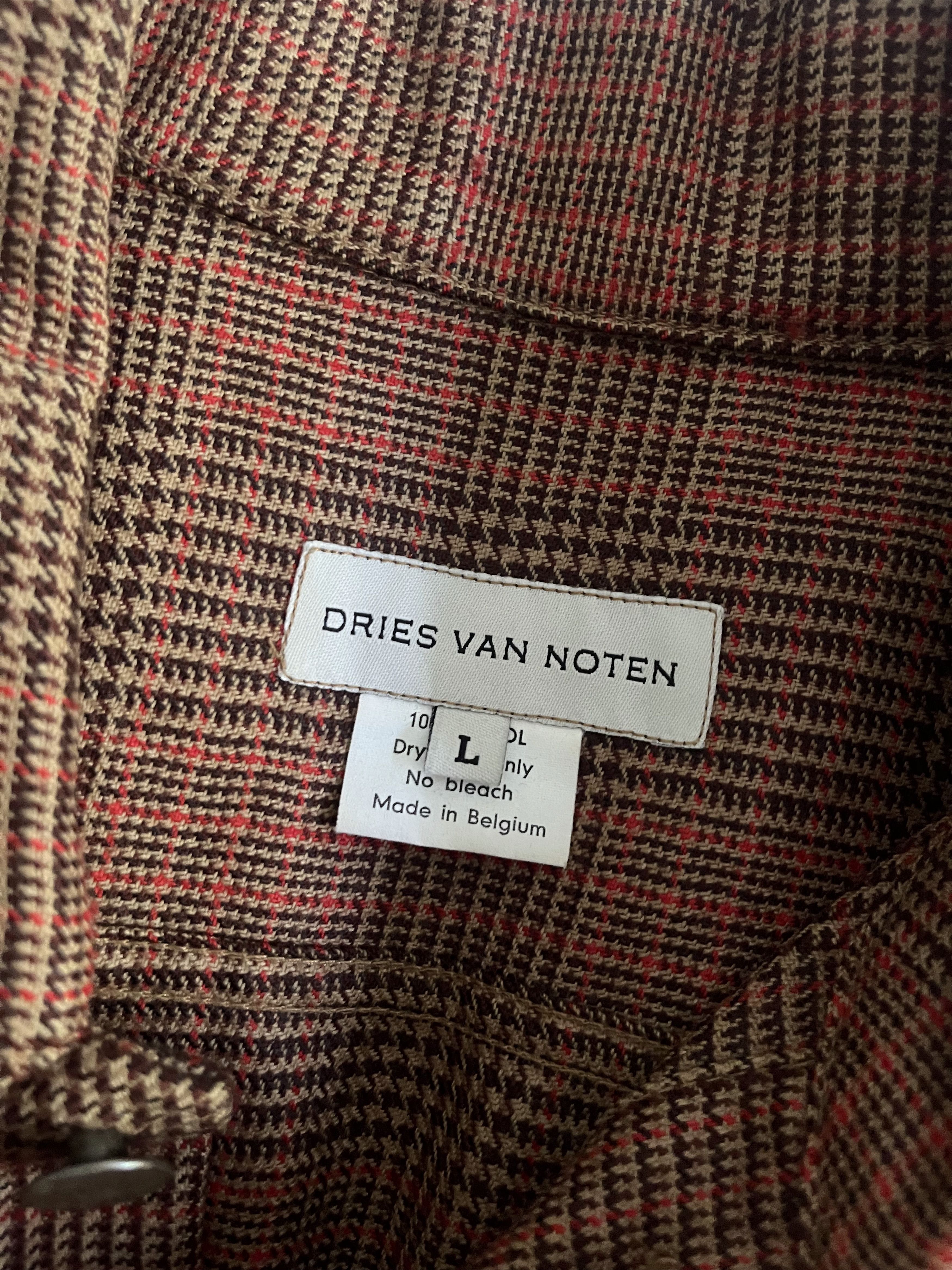 Dries Van Noten Dries Van Noten Plaid Jacket Size US L / EU 52-54 / 3 - 3 Thumbnail