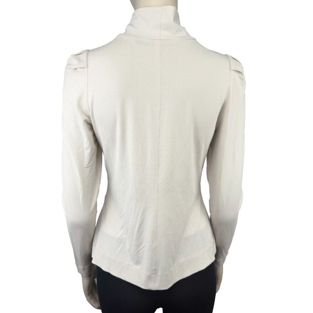 Other IRIS SETLAKWE Cream Fronced Shoulders Minimalist Top Size S Size XS / US 0-2 / IT 36-38 - 2 Thumbnail