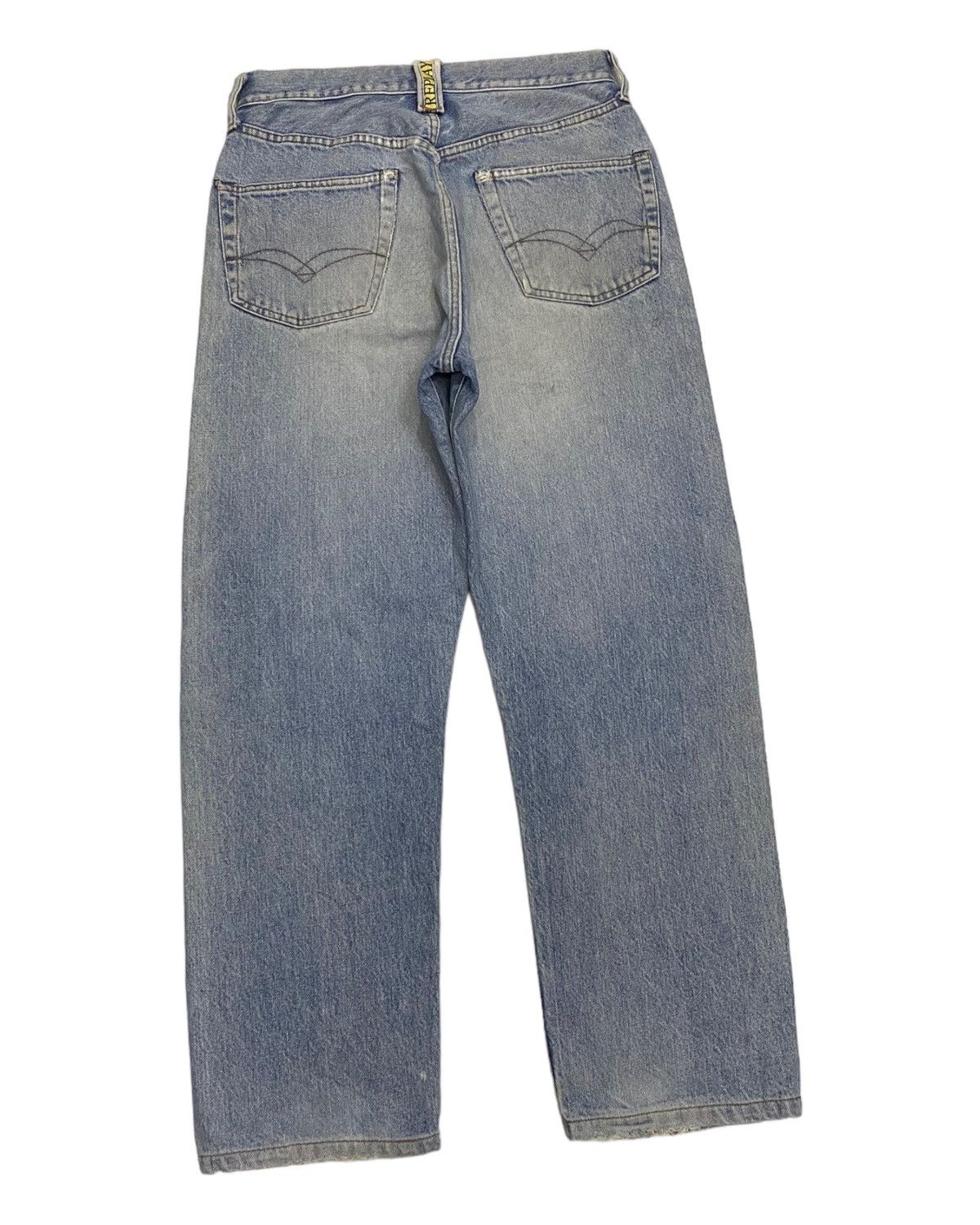 If Six Was Nine BAGGY JEANS REPLAY DISTRESSED DENIM JEANS Size US 30 / EU 46 - 5 Thumbnail